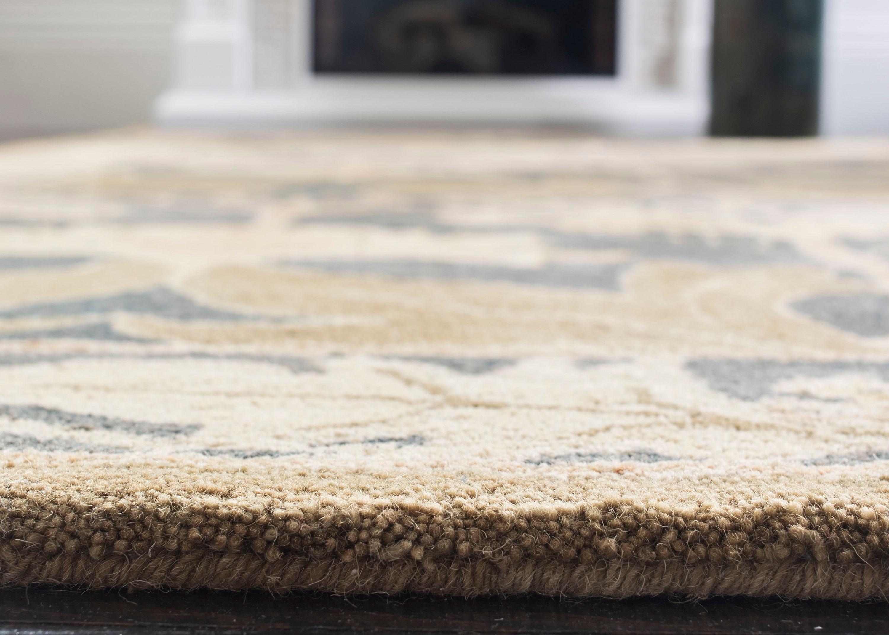 Anatolia AN541 Hand Tufted Indoor Area Rug - Navy/Sage - 8'x10' - Safavieh