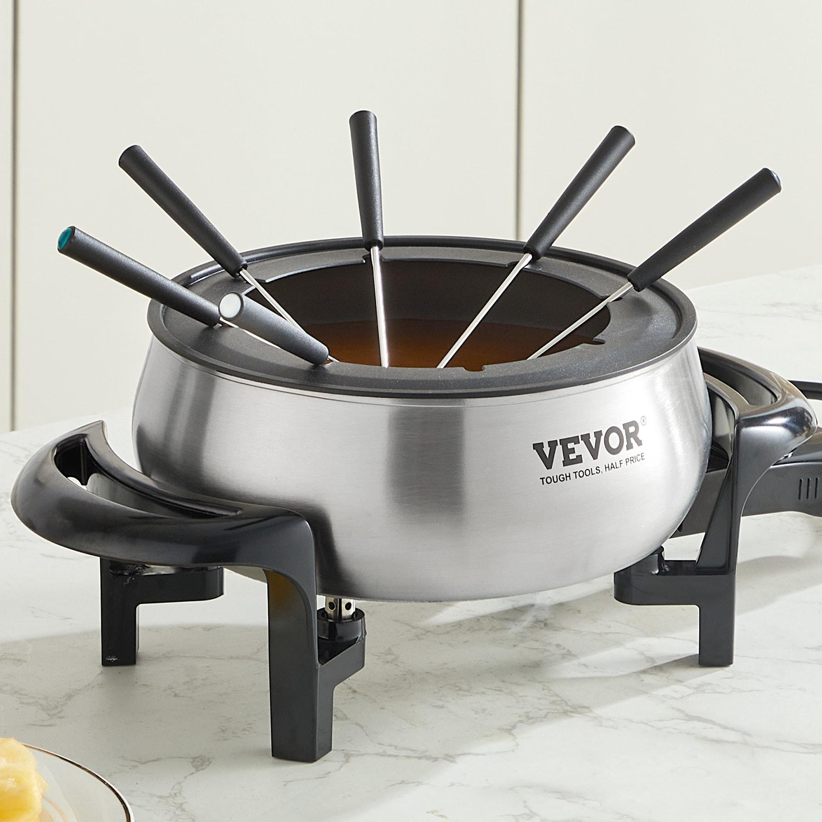 Vevor 3 qt. Stainless Steel Fondue Set & Reviews | Wayfair