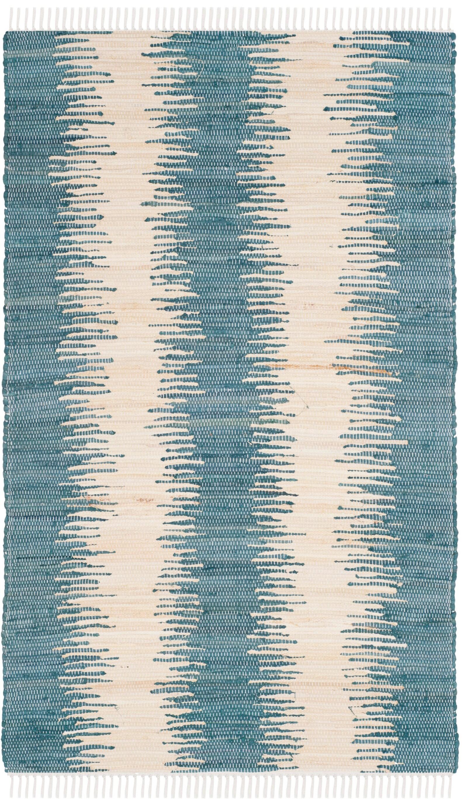 Montauk MTK751 Hand Woven Indoor Accent Rug - Blue - 3'x5' - Safavieh