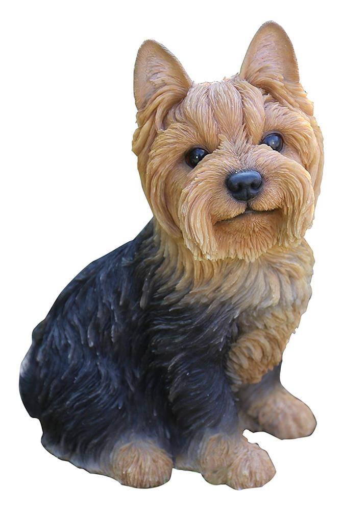 Hi-Line Gift Ltd. Sitting Yorkshire Terrier Dog Statue