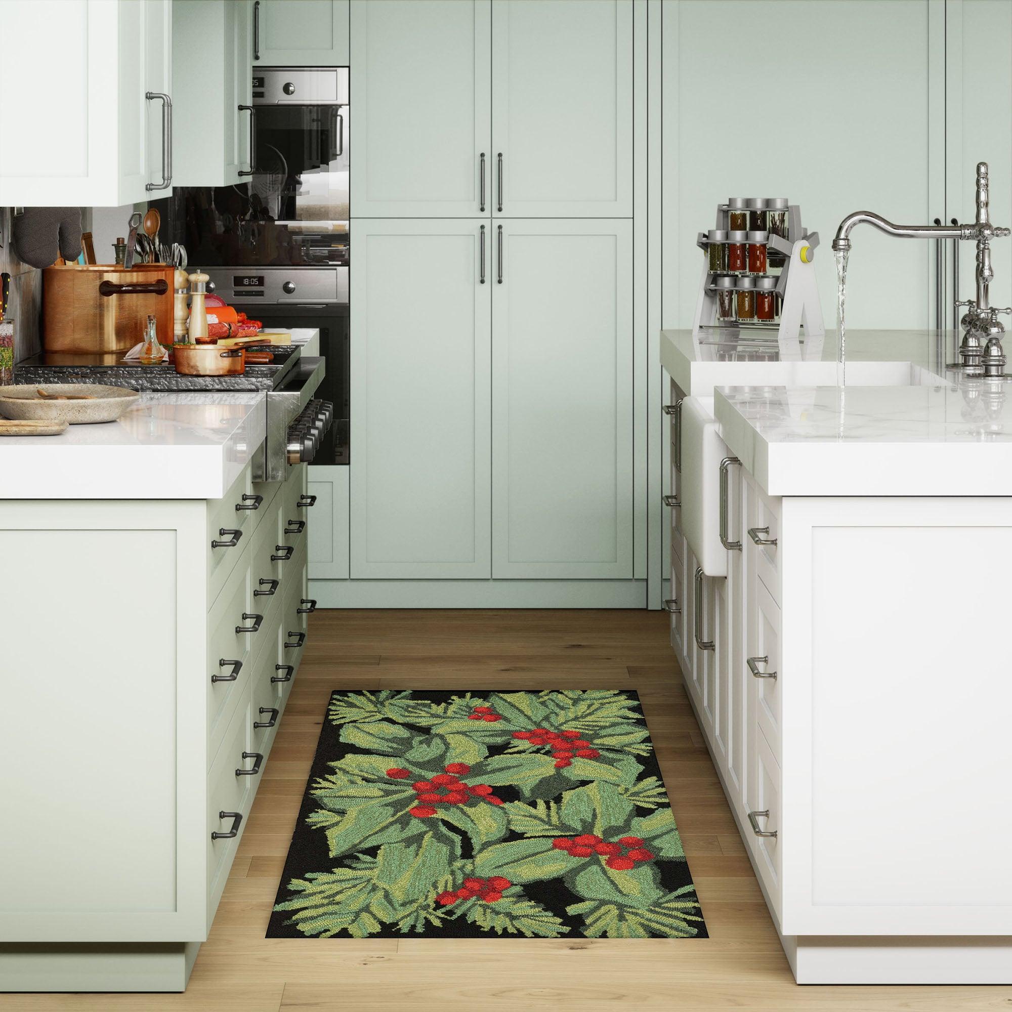 The Holiday Aisle® Stamper Kitchen Mat