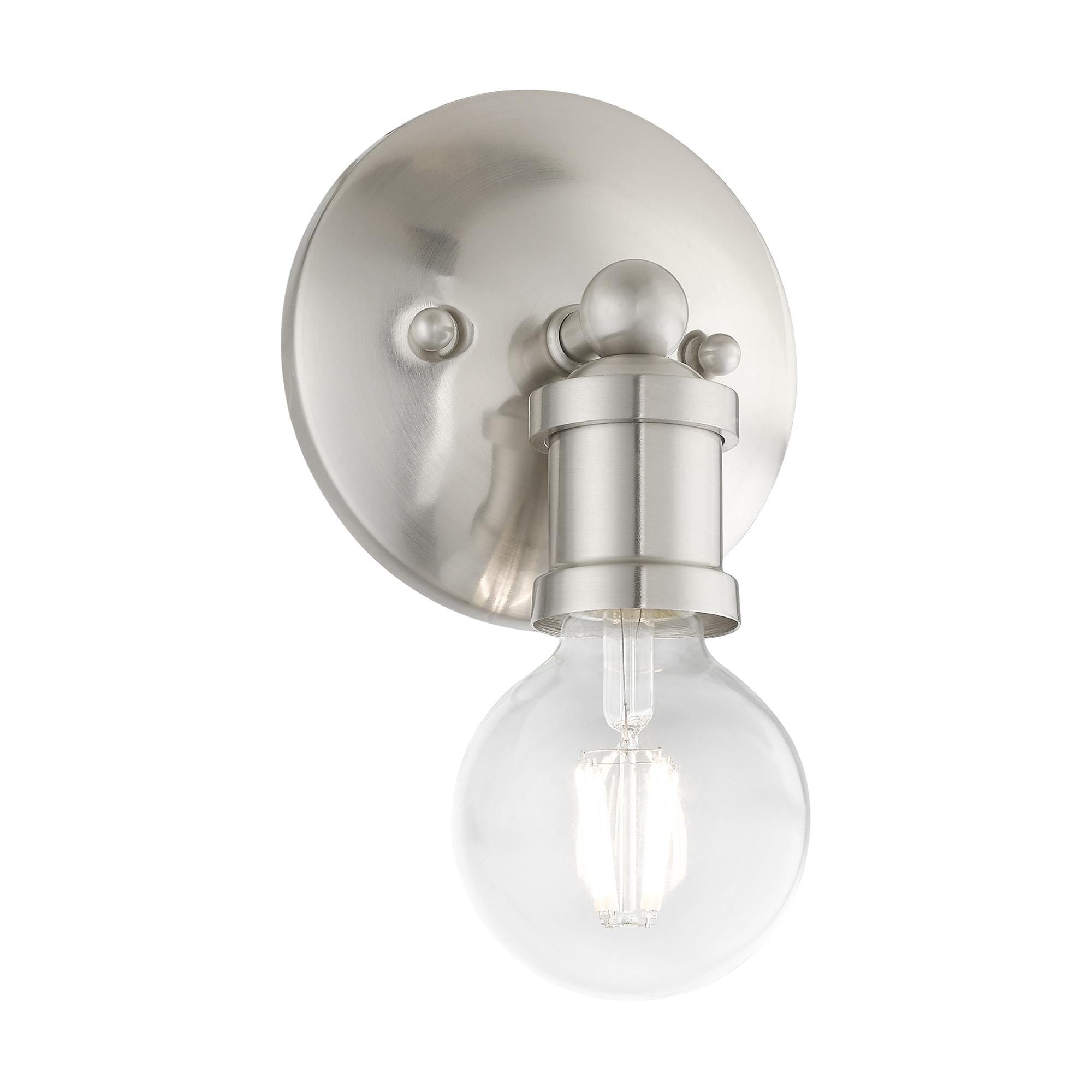 Livex Lighting Lansdale 1 - Light Vanity in  Brushed Nickel