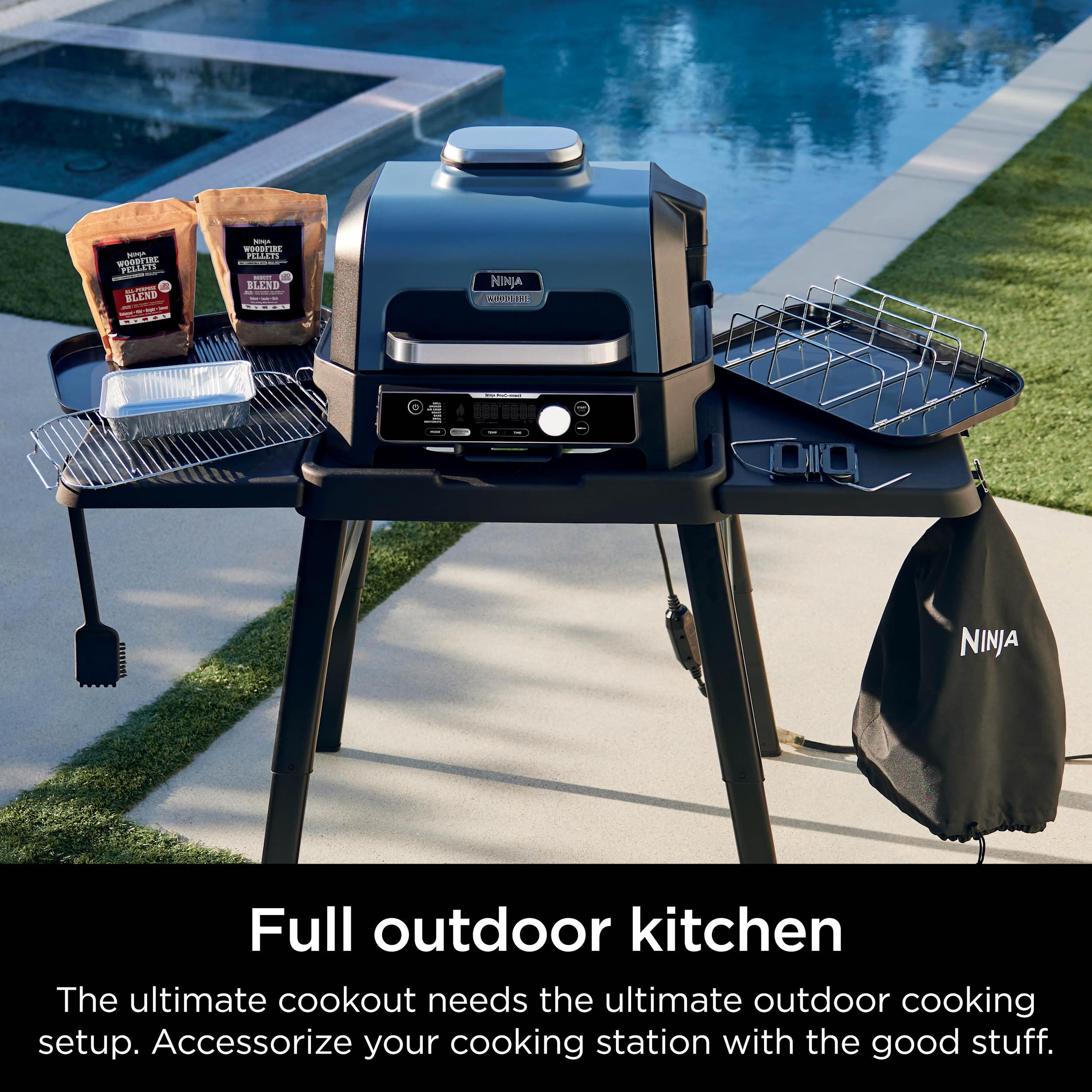 Ninja Ninja Woodfire Black Grill Cover For OG951