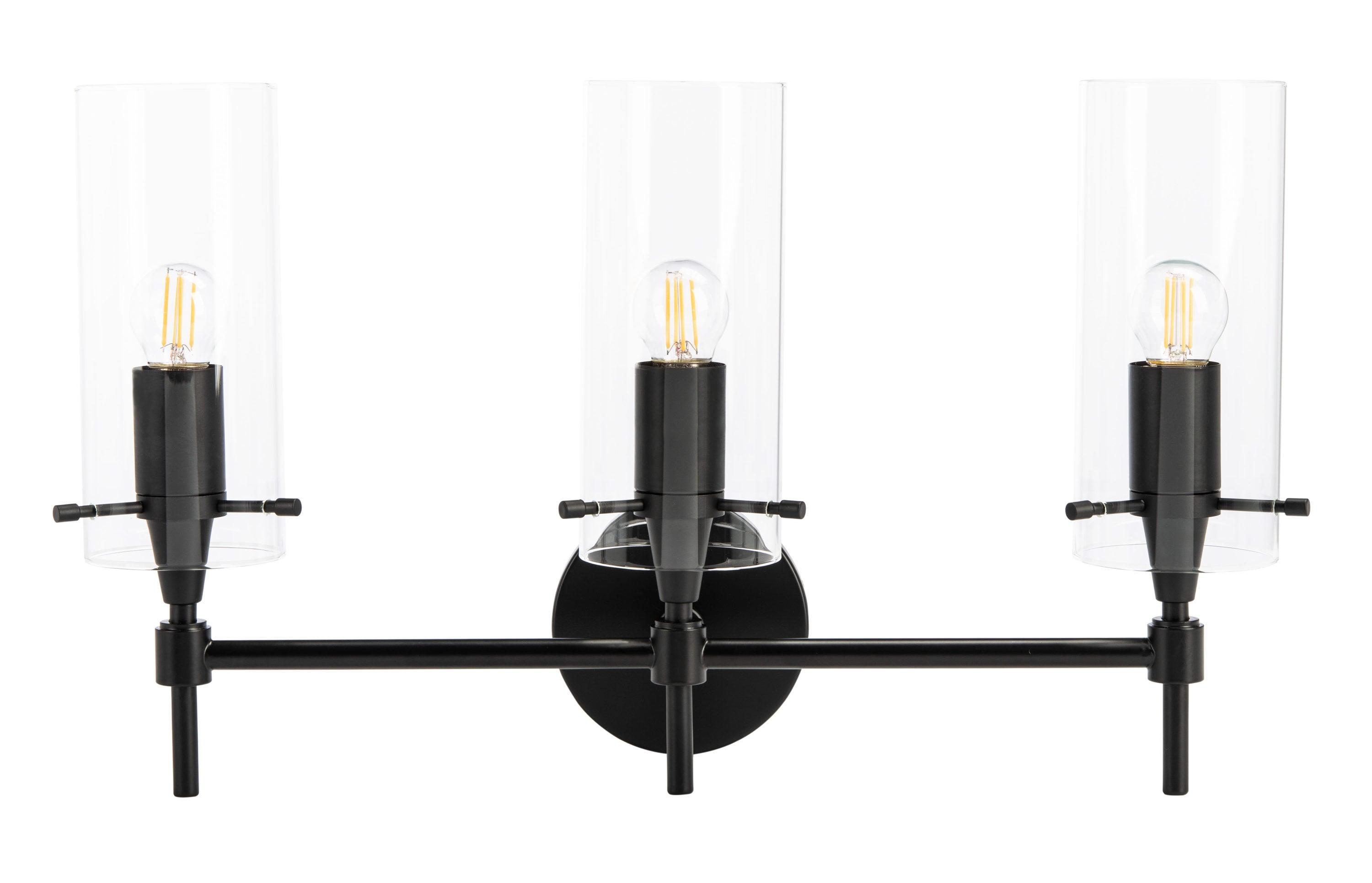 Norala Vanity Sconce - SCN5001 - Black - Safavieh