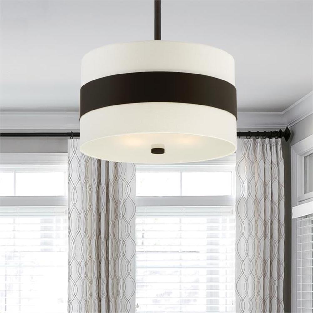 Crystorama Lighting Grayson 3 - Light Pendant in  Dark Bronze