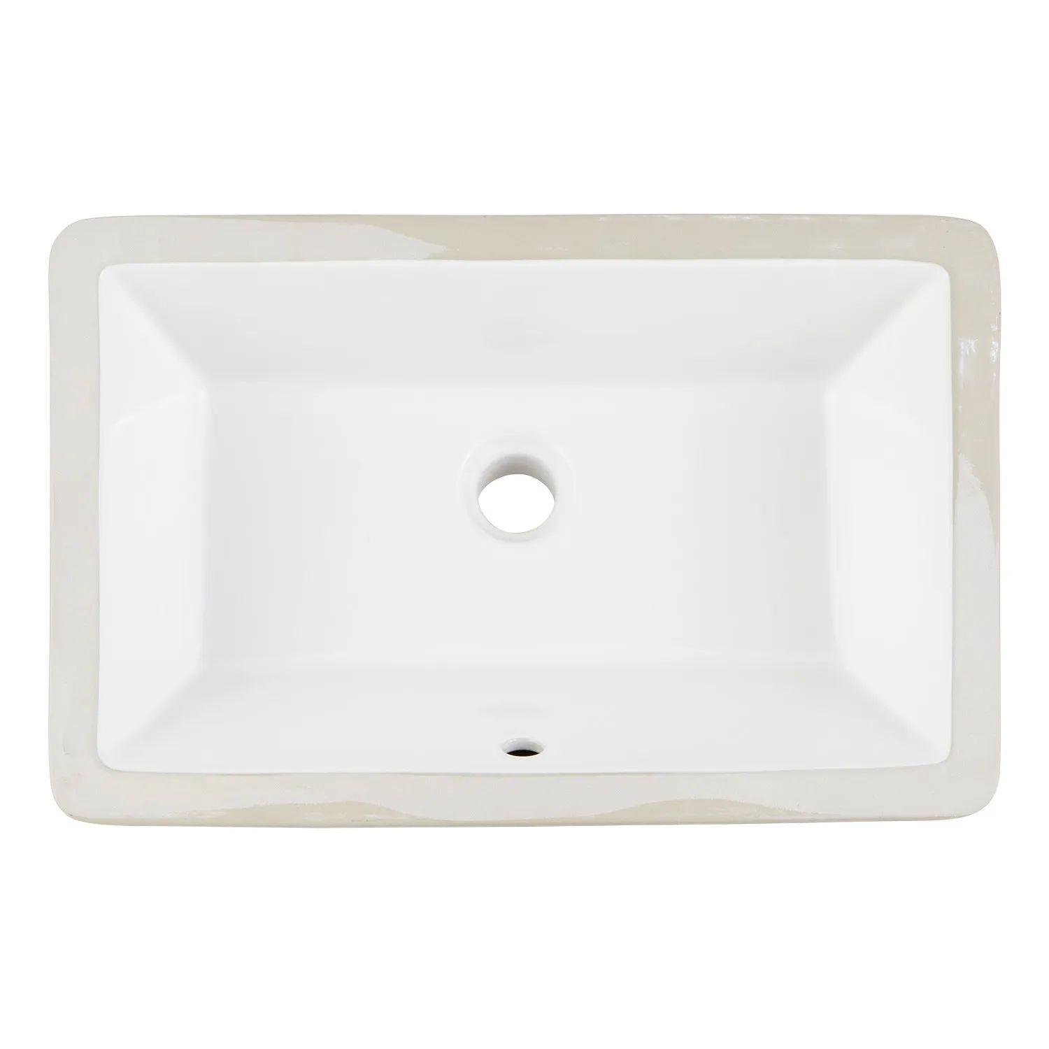 Sawgrass Oval Porcelain Undermount Bathroom Sink