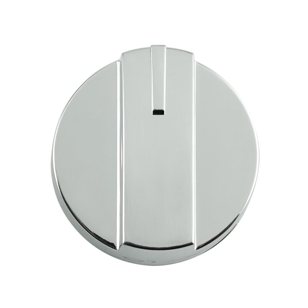 Silver Plastic Gas Grill Control Knobs, Set of Two