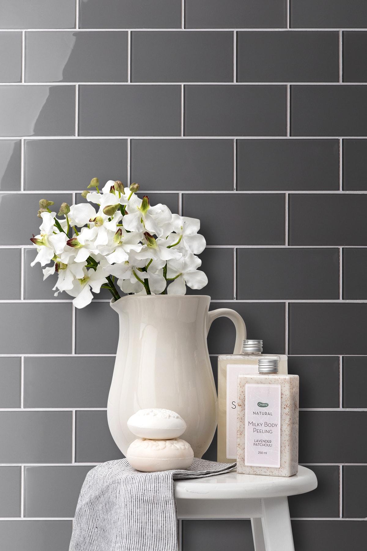 3'' W x 6'' L Glass Peel and Stick Subway Tile
