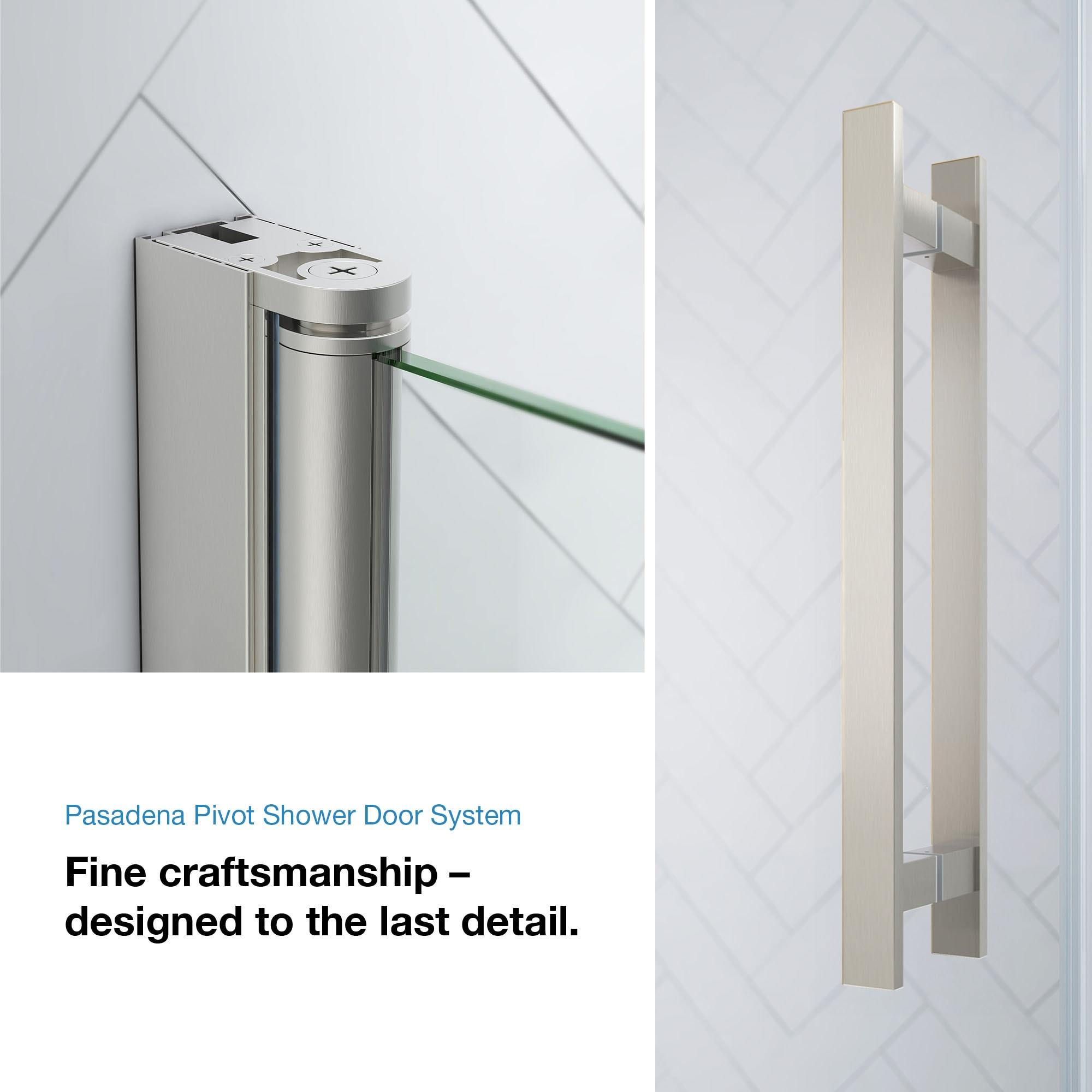 OVE Decors Pasadena 39 7/16 To 41 3/8 In. W X 72 In. H Alcove Frameless Pivot Shower Door