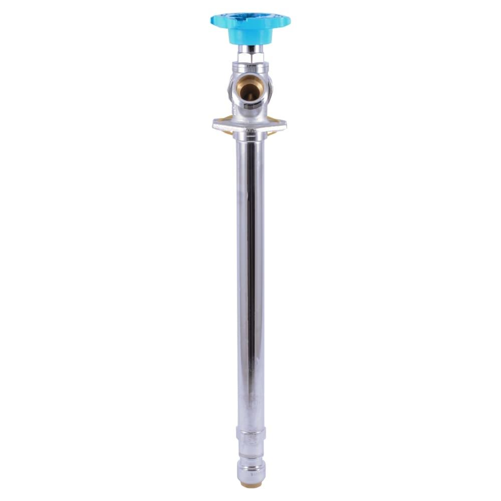 SharkBite 1/2 in. X 10 in. Push-to-Connect X MHT Brass Anti-Siphon Frost Free Sillcock Valve NOB