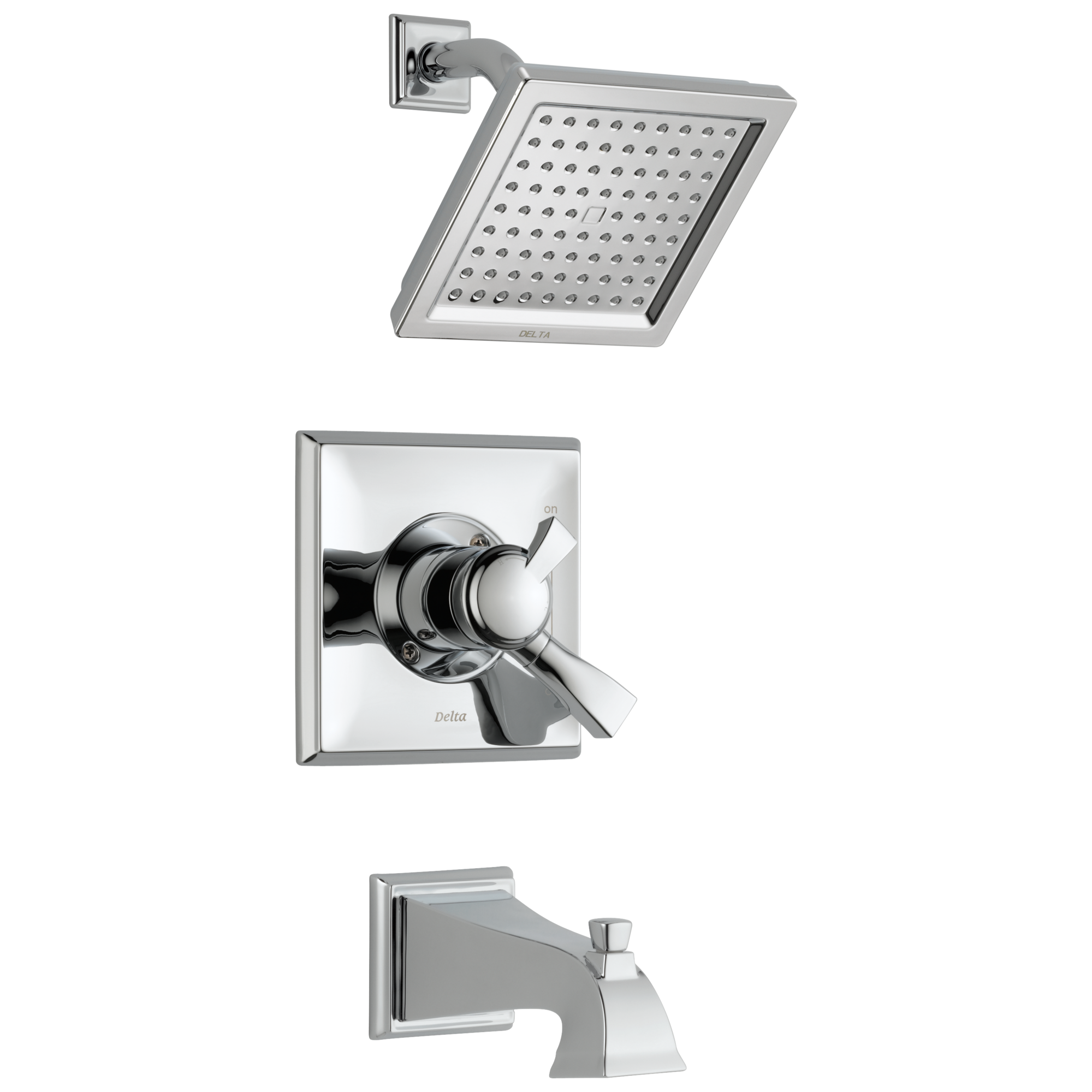 Dryden Tub and Shower Faucet with H2Okinetic Technology