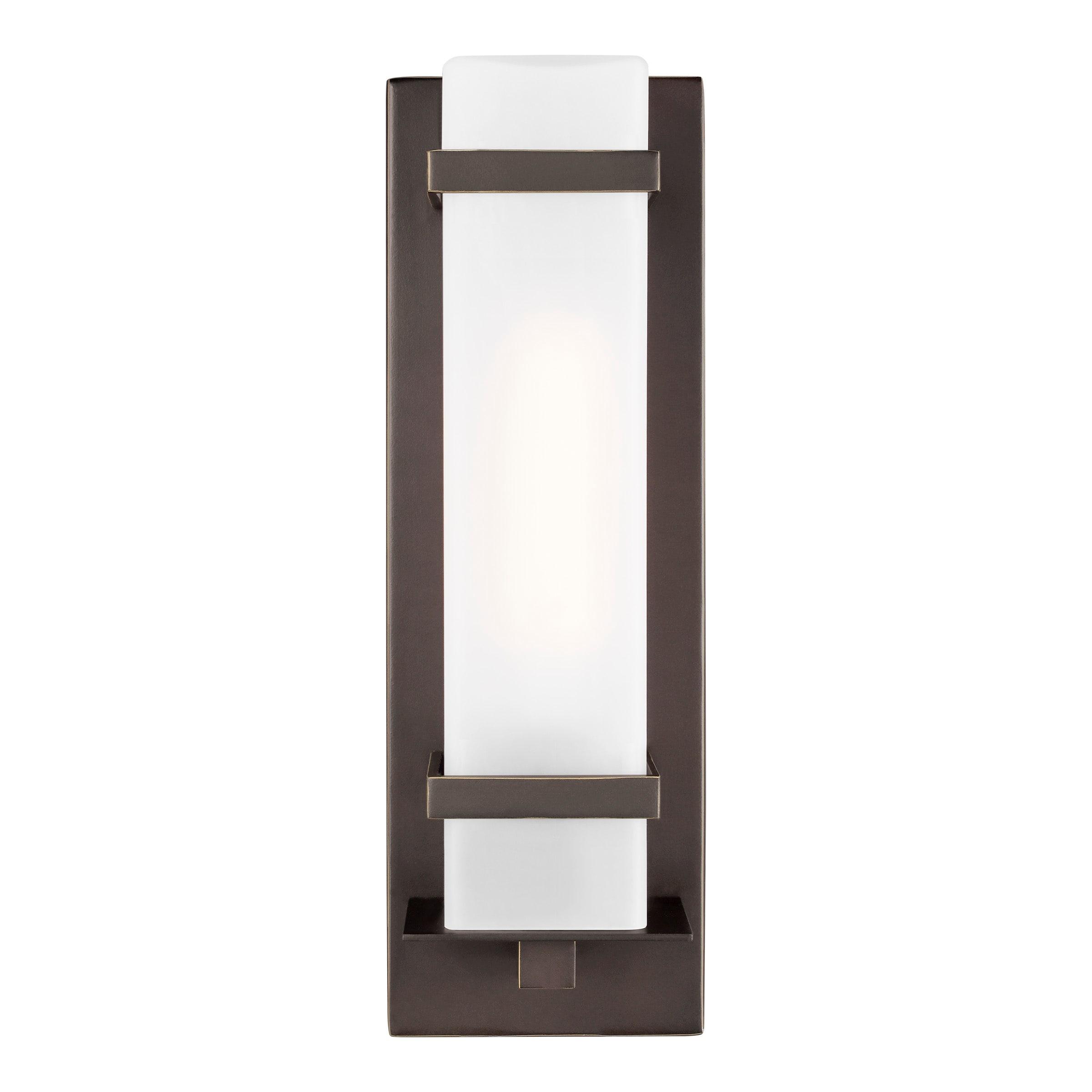 Generation Lighting Alban 1 -Light 24.63-in H Antique Bronze Hardwired Outdoor Wall Light