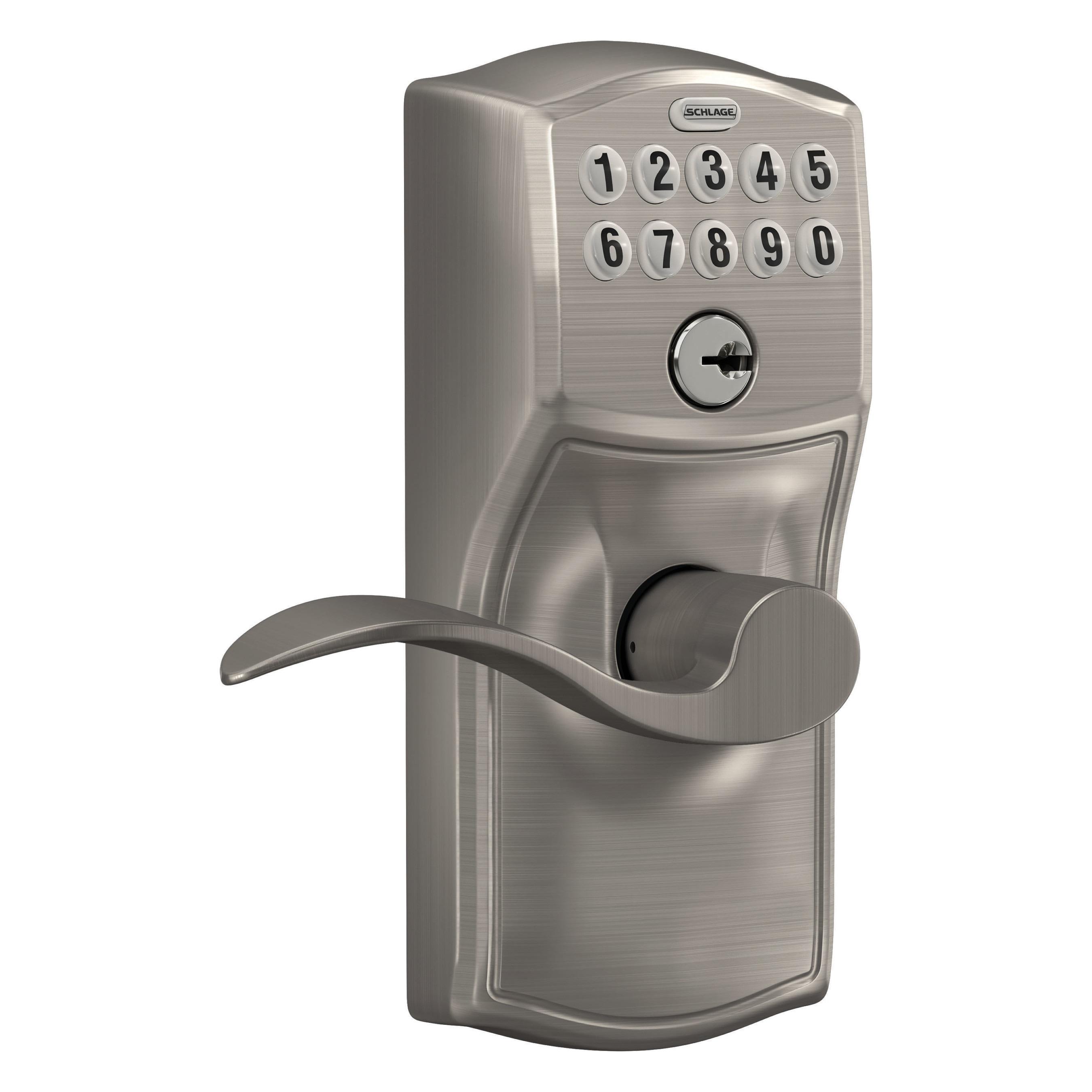 Schlage Fe595-Cam-Acc Camelot Keypad Entry - Nickel