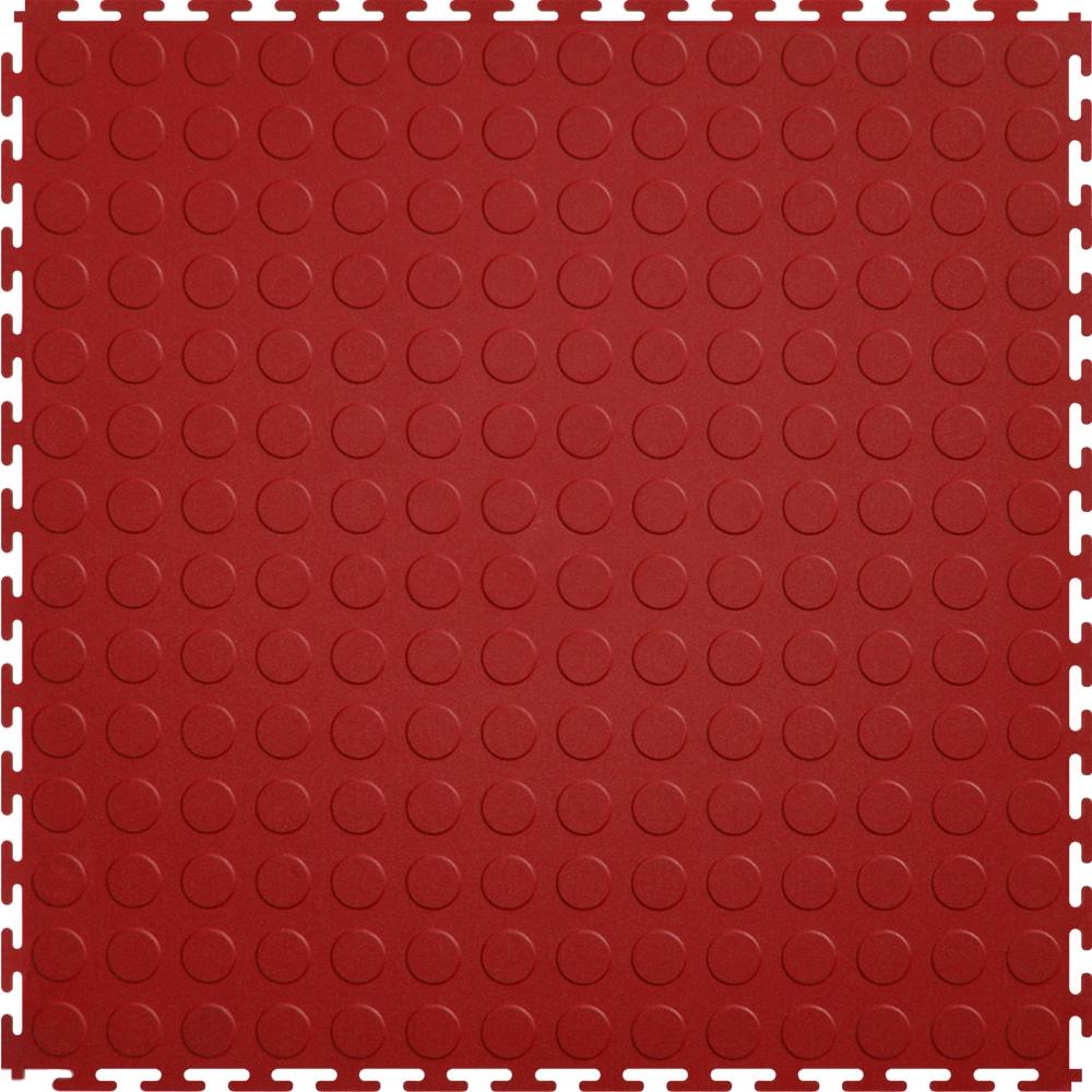 Red Coin Top 20.5-in x 0.25-in Interlocking Tiles (Case 8)