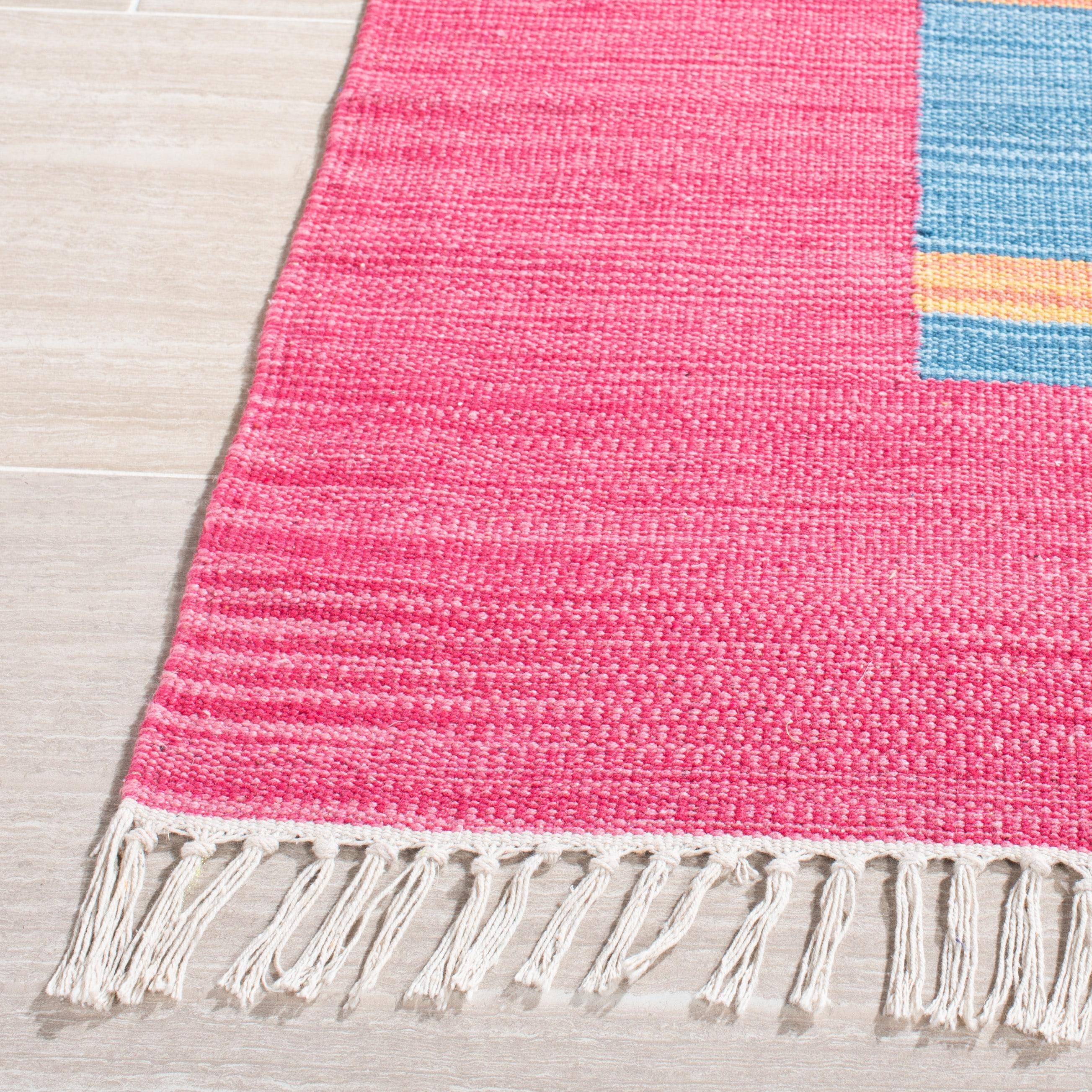 Montauk MTK551 Hand Woven Area Rug - Red/Blue - 3'x5' - Safavieh.
