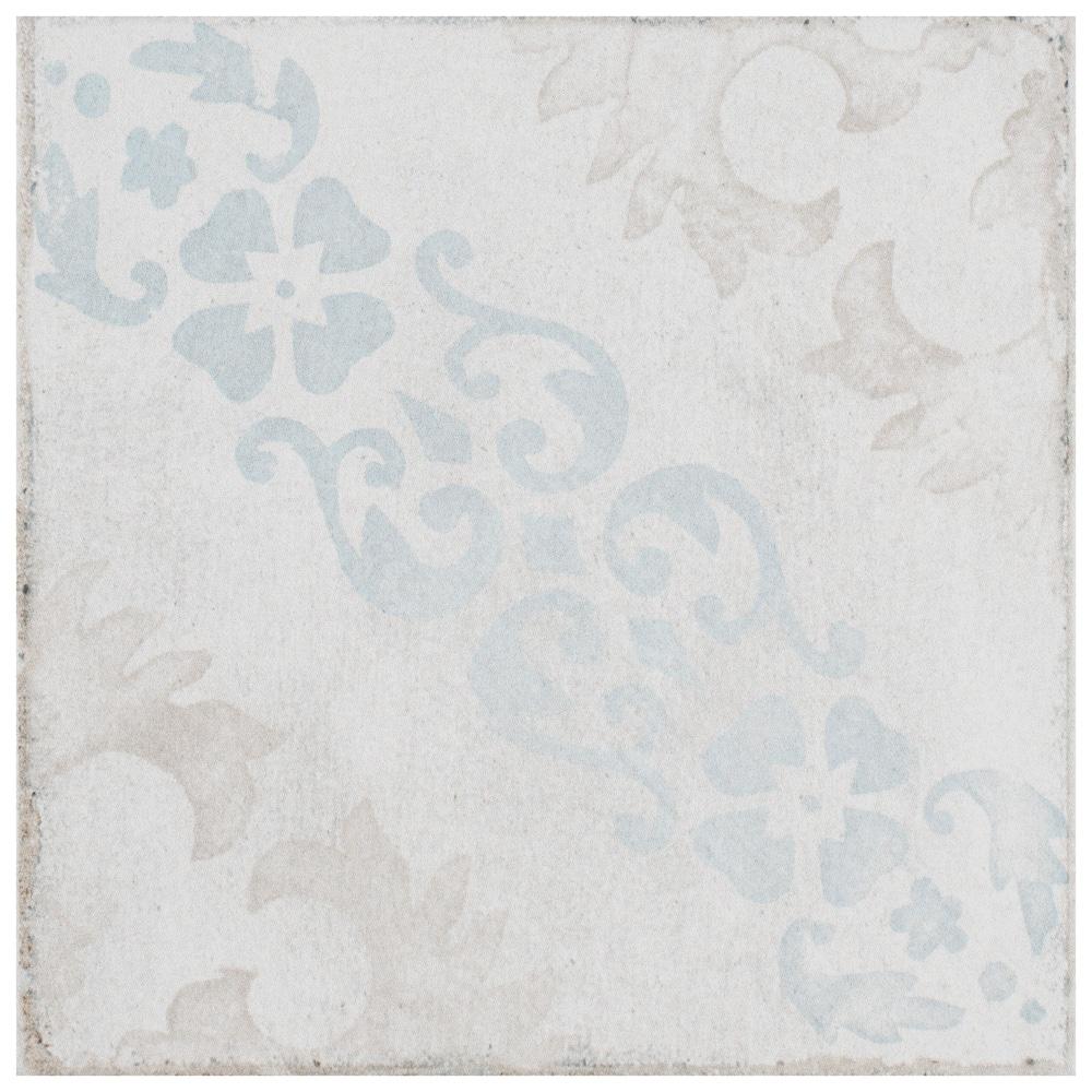 Barcelona 6" x 6" Porcelain Patterned Wall & Floor Tile