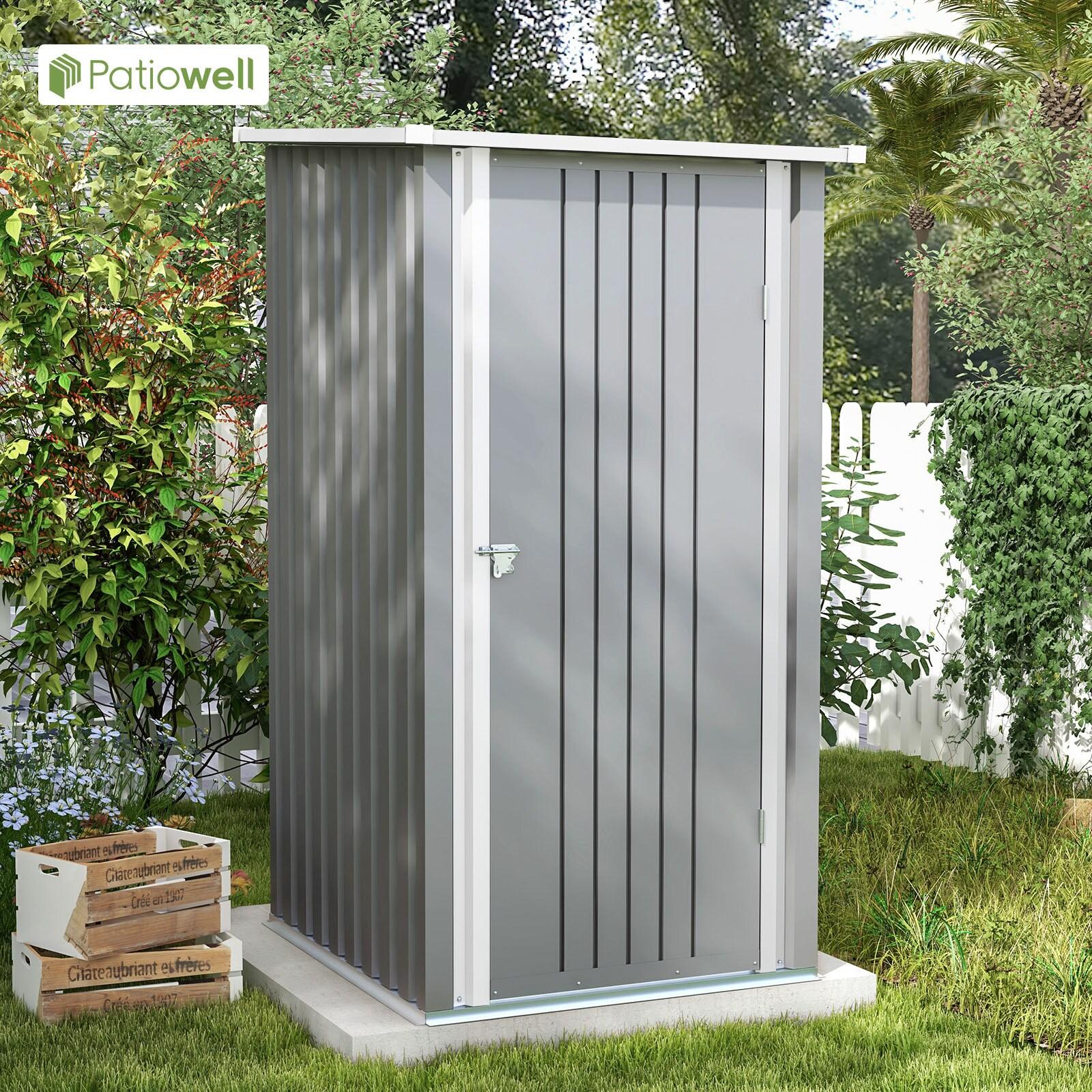 Patiowell 3-ft x 3-ft Galvanized steel Storage Shed