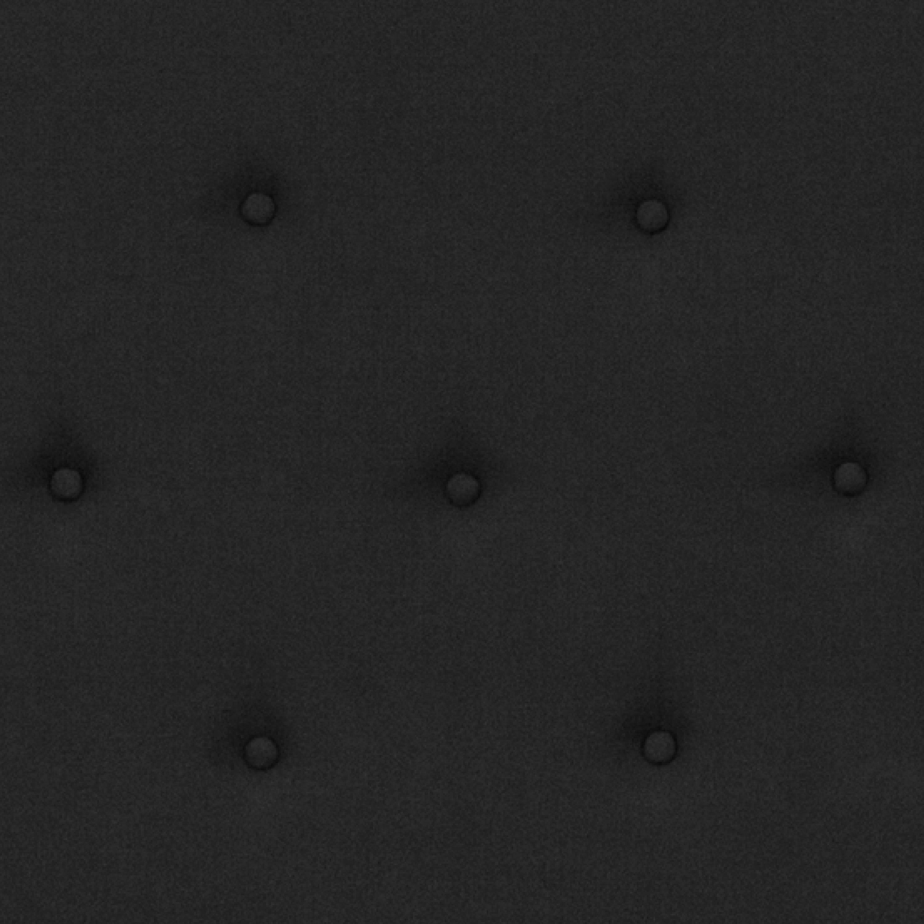 Flash Furniture Roxbury Queen Size Tufted Upholstered Platform Bed in Black Fabric