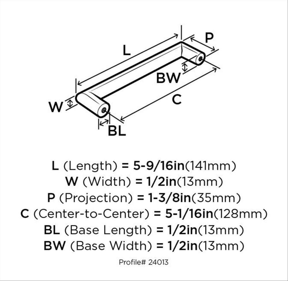 Essential Z 5 1/16'' Center to Center Bar Pull