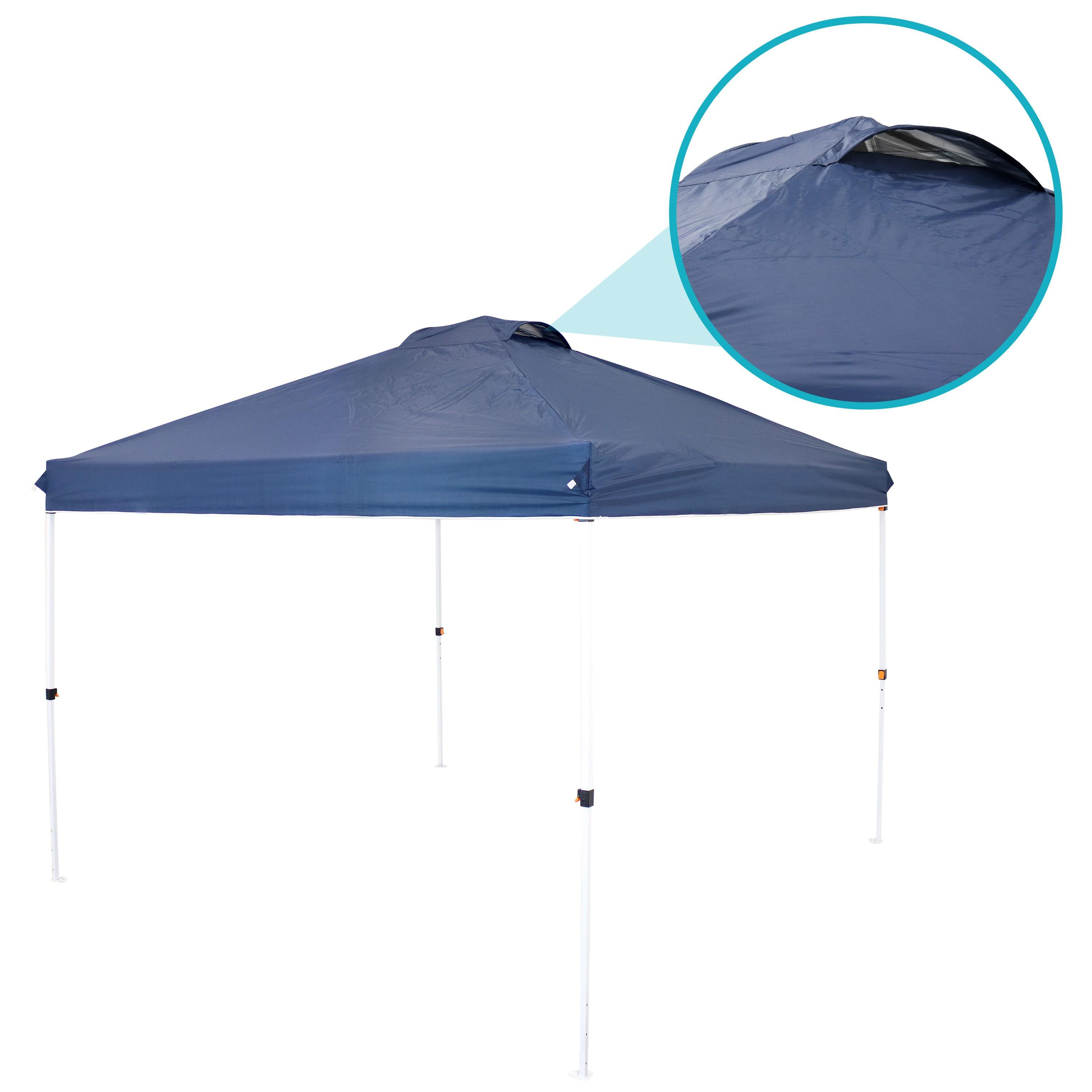 12 Ft. W x 12 Ft. D Metal Pop-Up Canopy