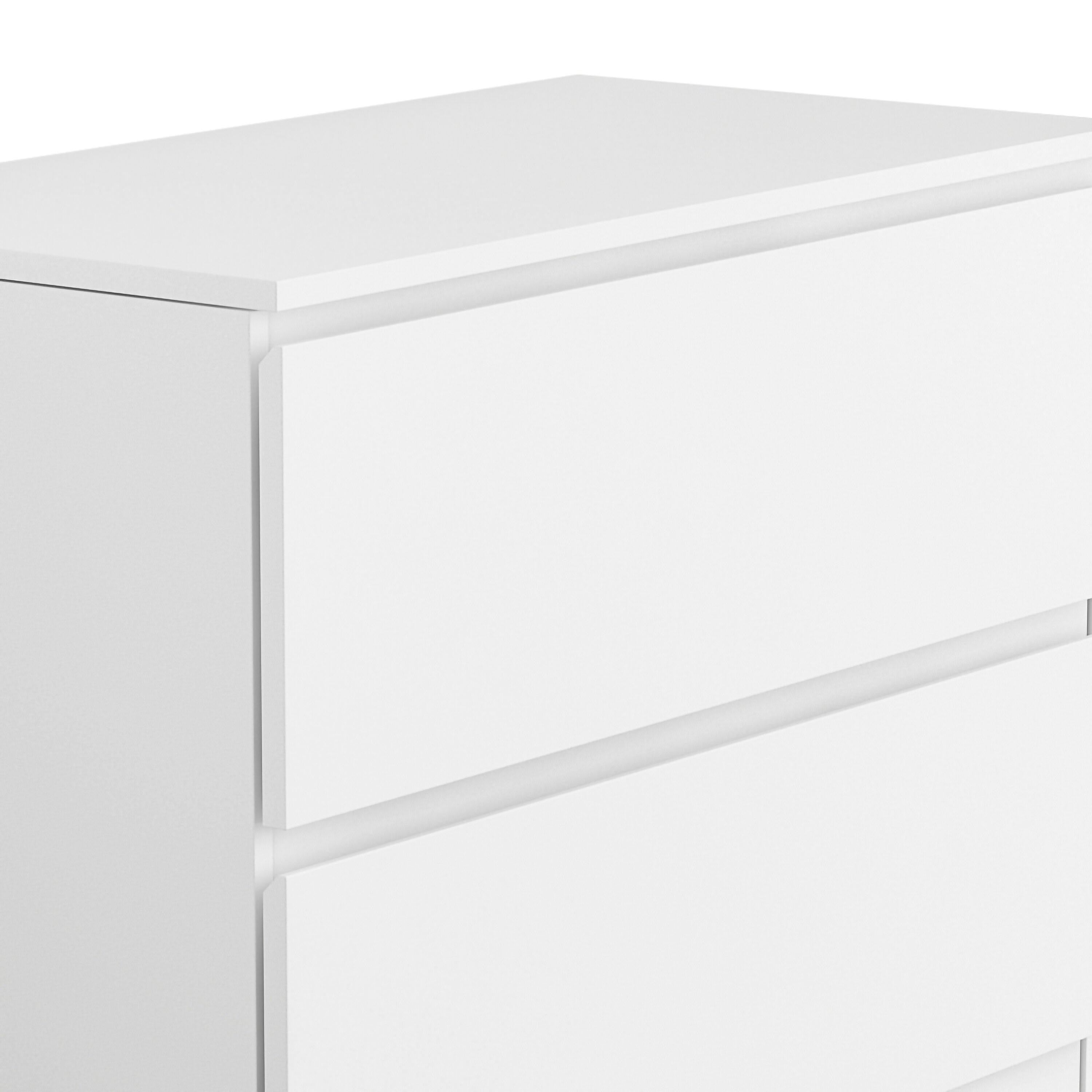 WIAWG 3 Drawers Dresser Chest for Bedroom,White