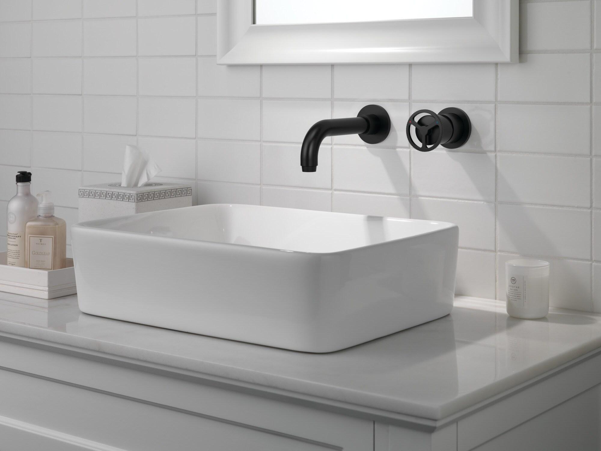 Trinsic Two Handle Wall Mount Bathroom Faucet Trim