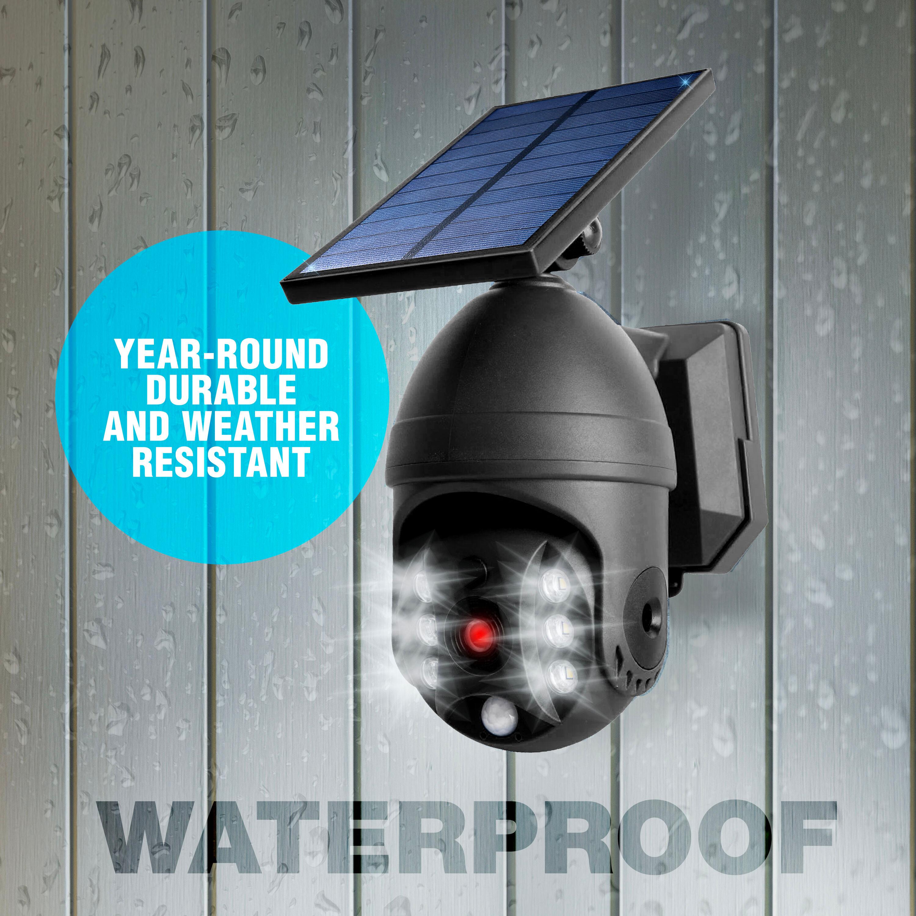 Bell + Howell LED Solar Powered Outdoor Security Spotlight with Motion Sensor
