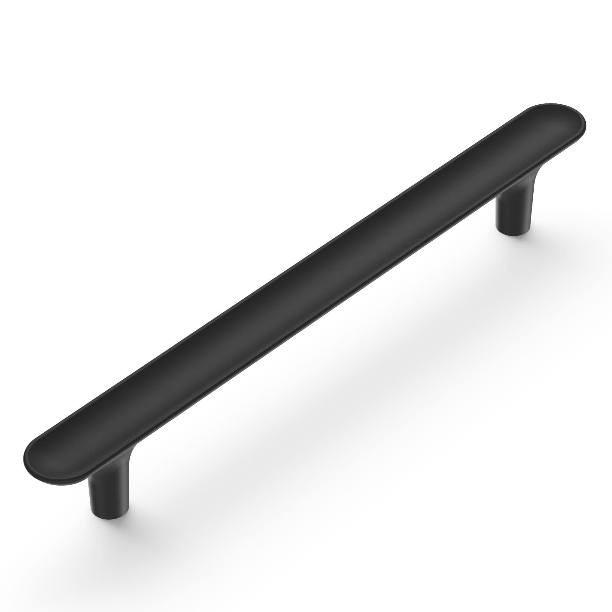 Matte Black 6-5/16 Inch Modern Kitchen Cabinet Pulls