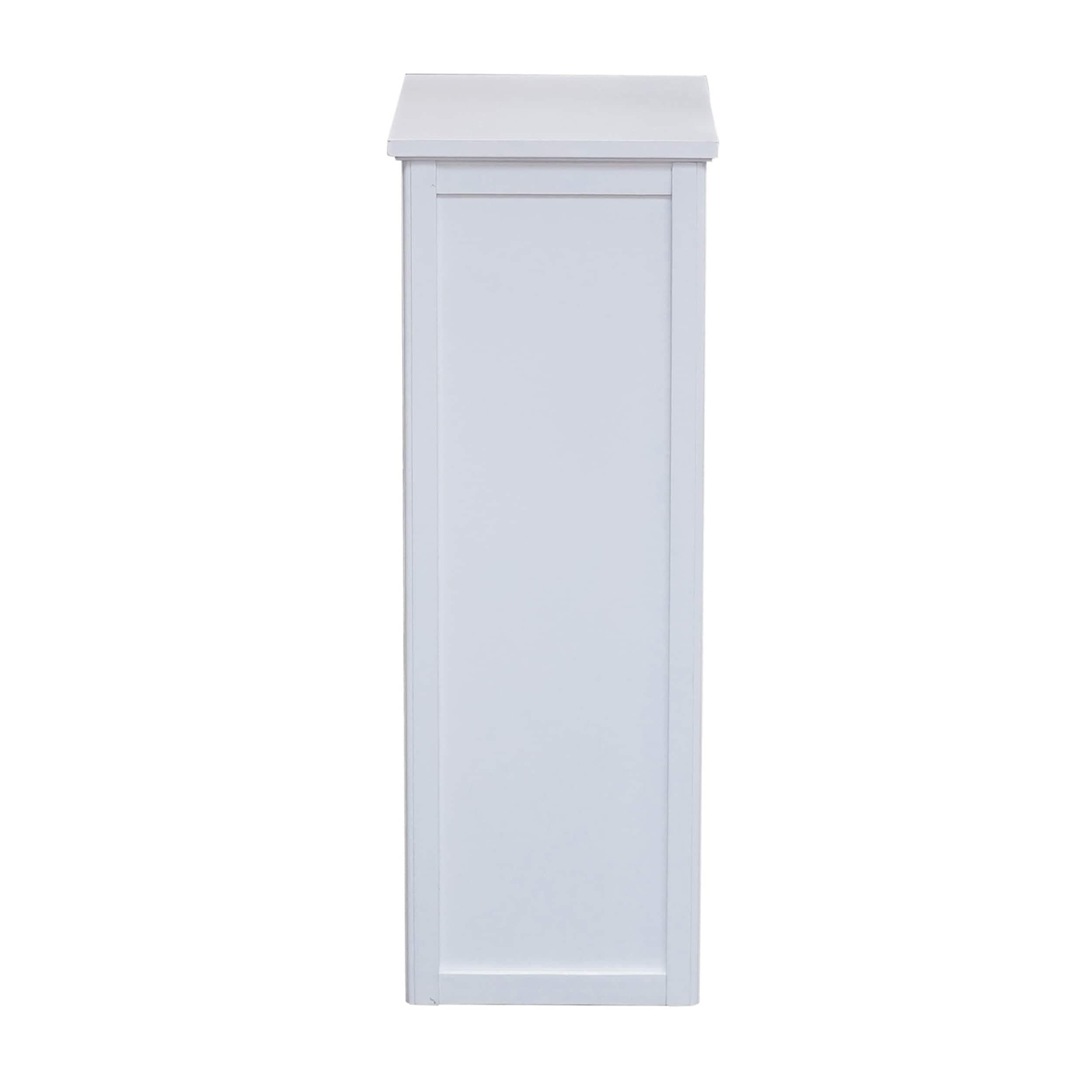 Shelving Hutch Dorset - Alaterre Furniture: Painted Hardwood Bathroom Cabinet, Adjustable Shelves, 36"H x 17"W