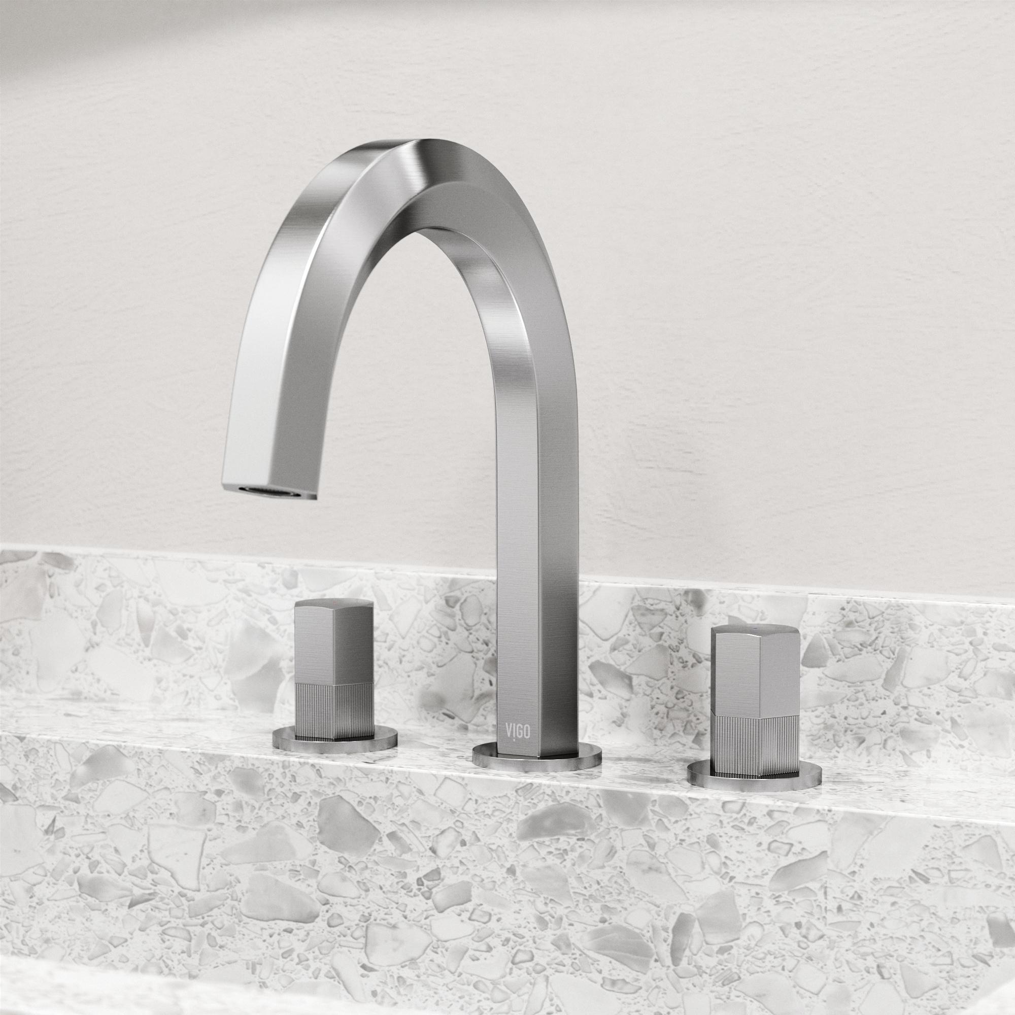 Hart 9" H Two Handle Widespread Bathroom Faucet