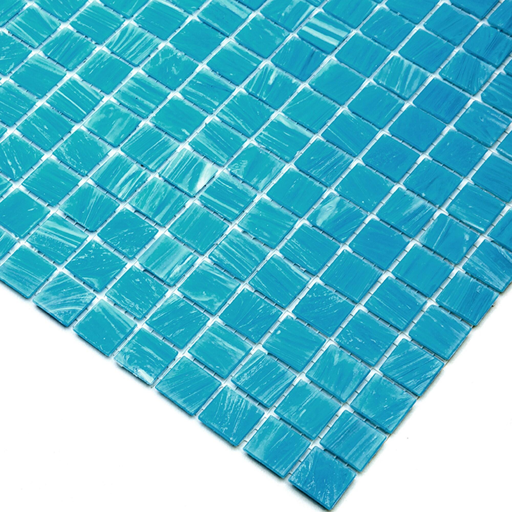 Celestial 0.8" x 0.8" Glass Grid Mosaic Wall & Floor Tile