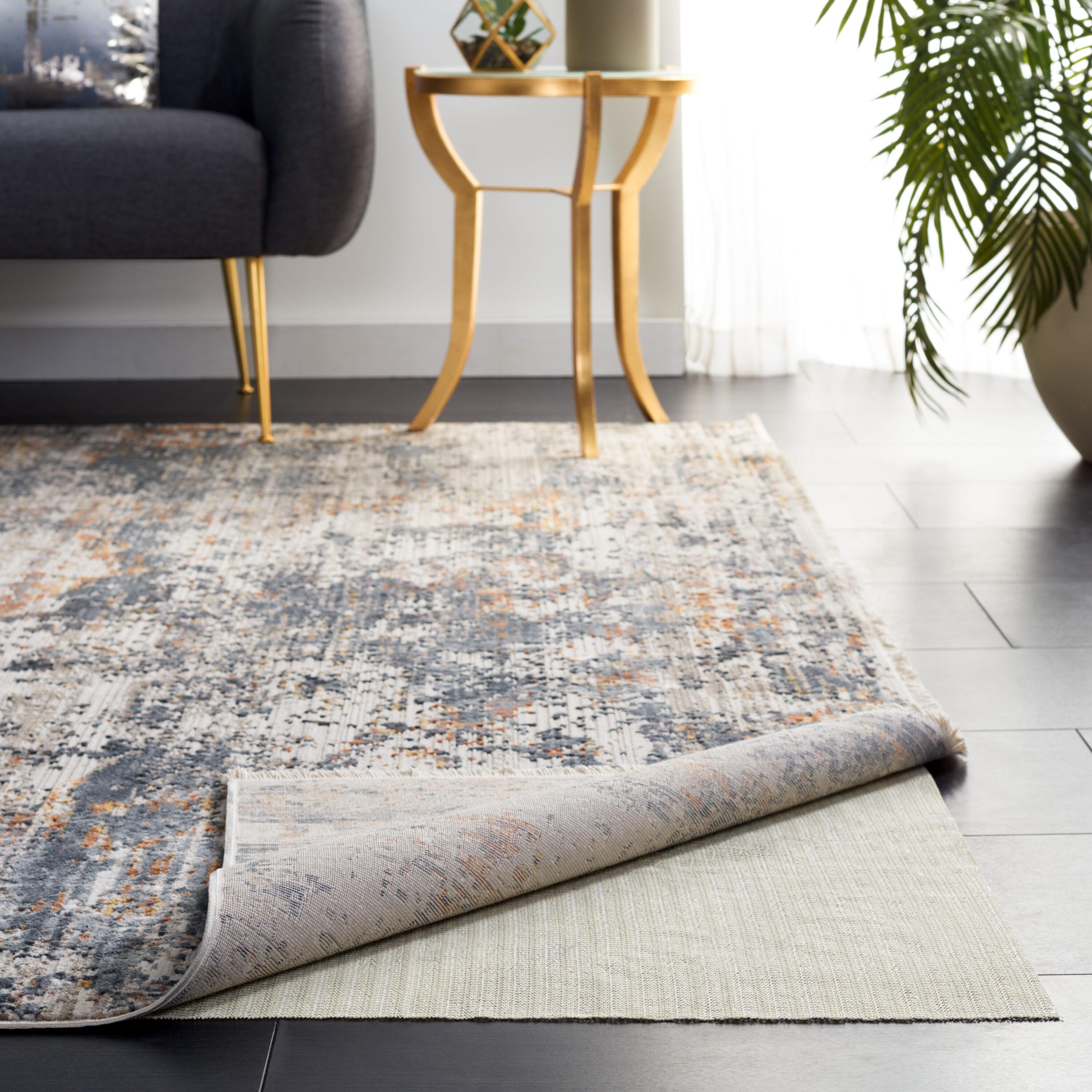 Ultra Pad PAD121 Power Loomed Indoor Rug Pad - White - 6' x 6' - Safavieh