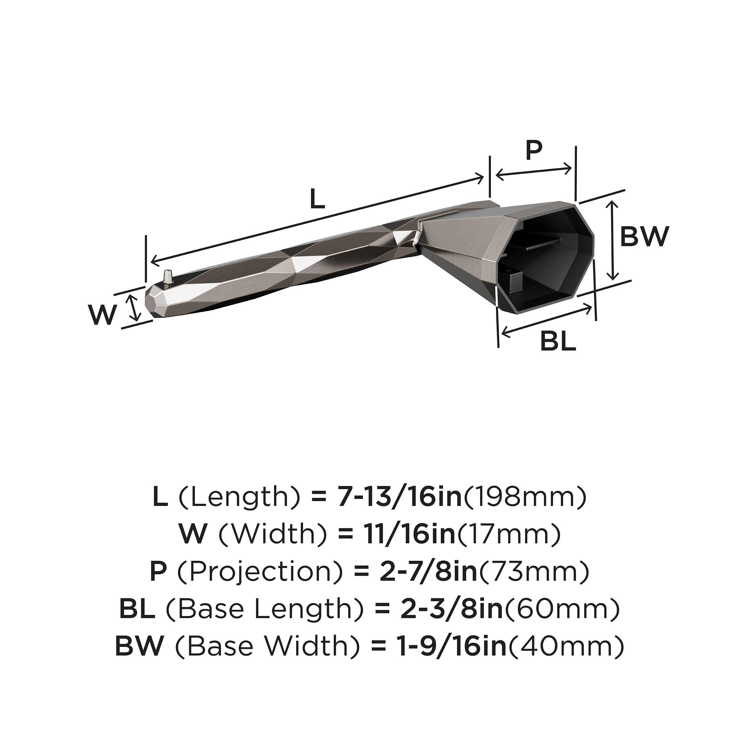 Amerock St. Vincent Brushed Nickel Single Post Toilet Paper Holder