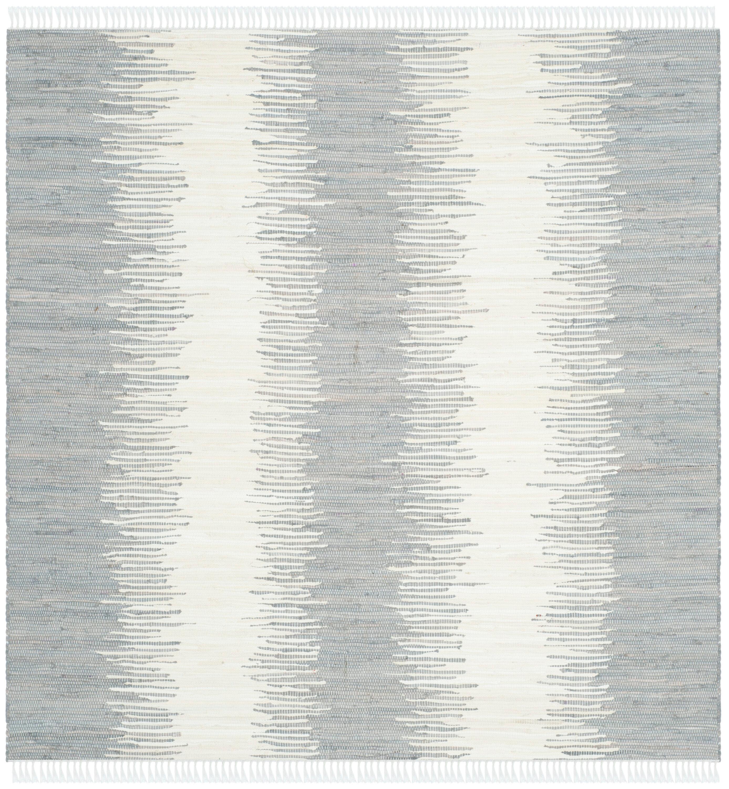 Montauk MTK751 Hand Woven Indoor Area Rug - Grey - 6'x6' - Safavieh.