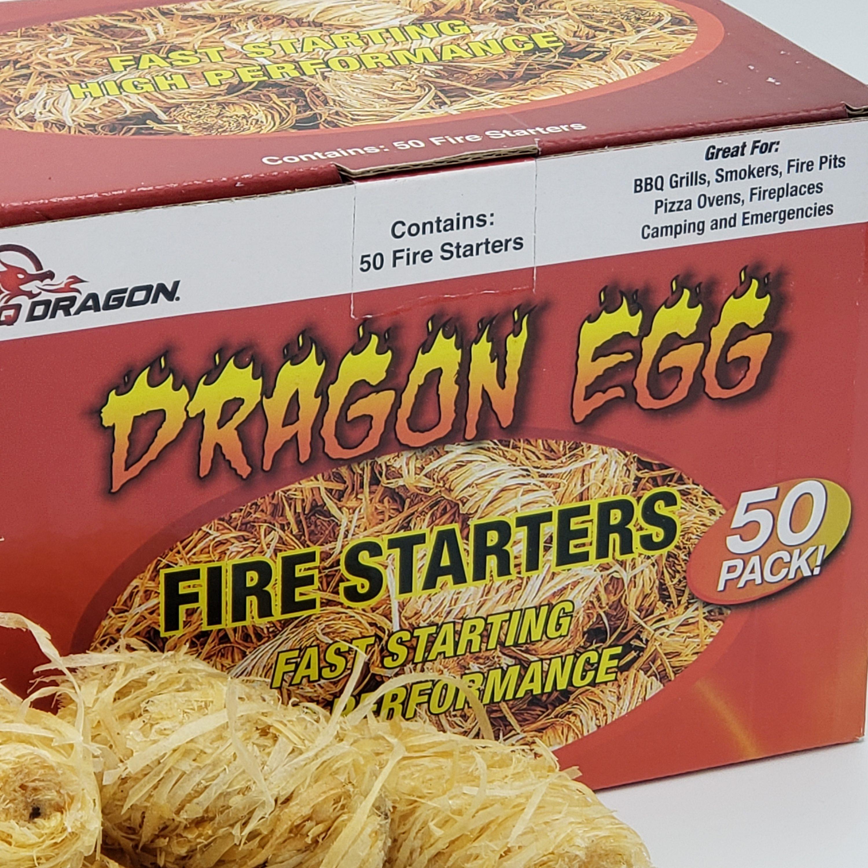 BBQ Dragon Wood Non-Stick Charcoal Starters (Set of 50)