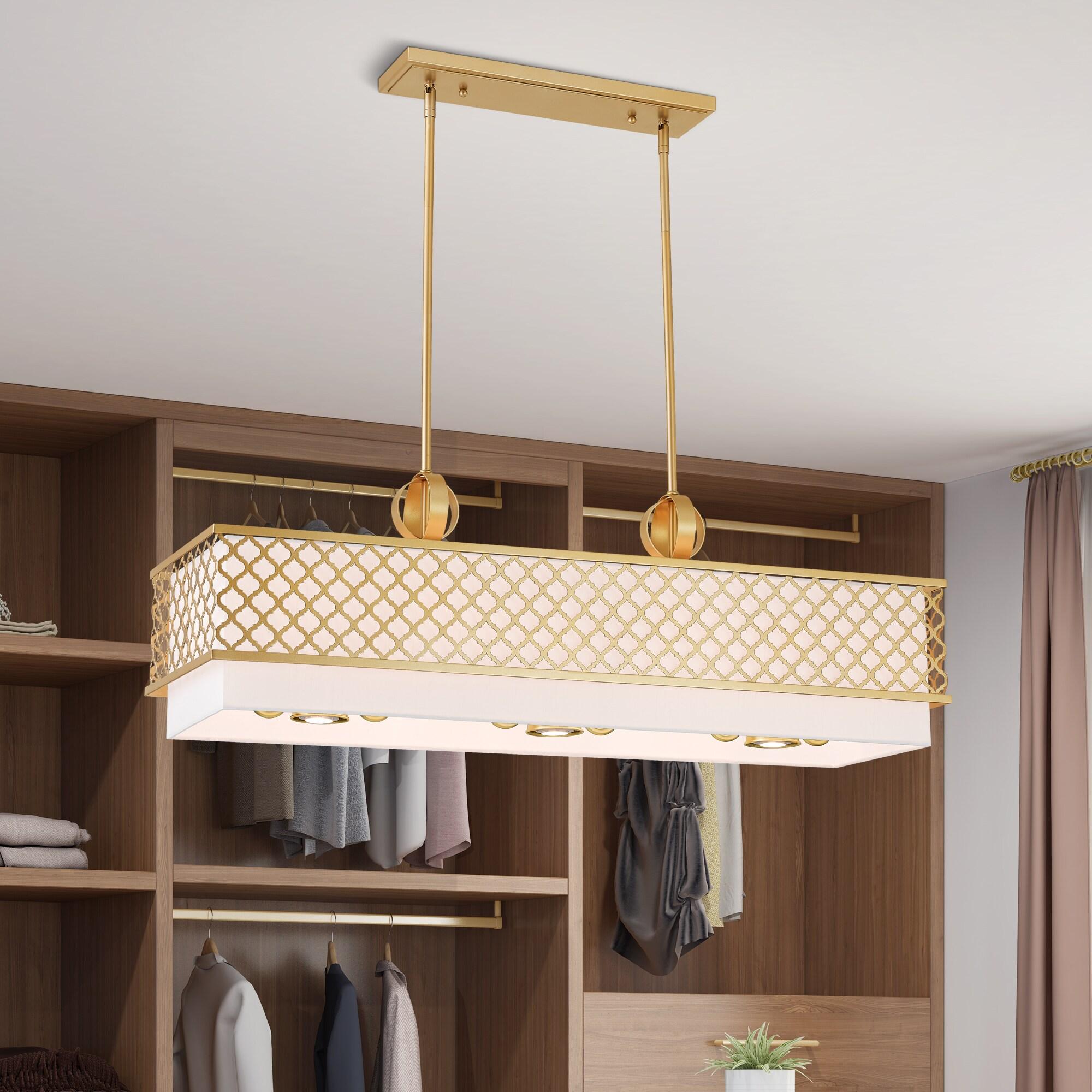 9 - Light Square / Rectangle Chandelier