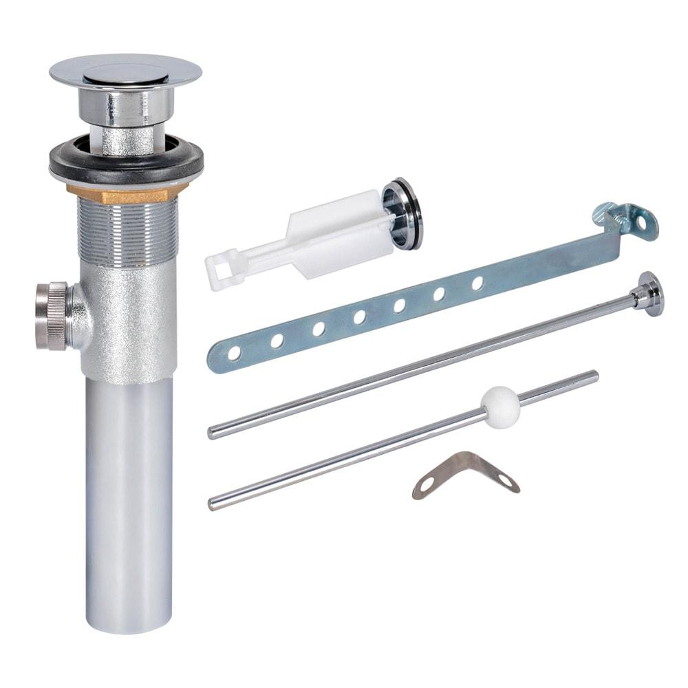 EZ-FLO 10901 Pop-Up Lavatory Bathroom Sink Drain Assembly Brass Body, 22-Gauge, Chrome Finish