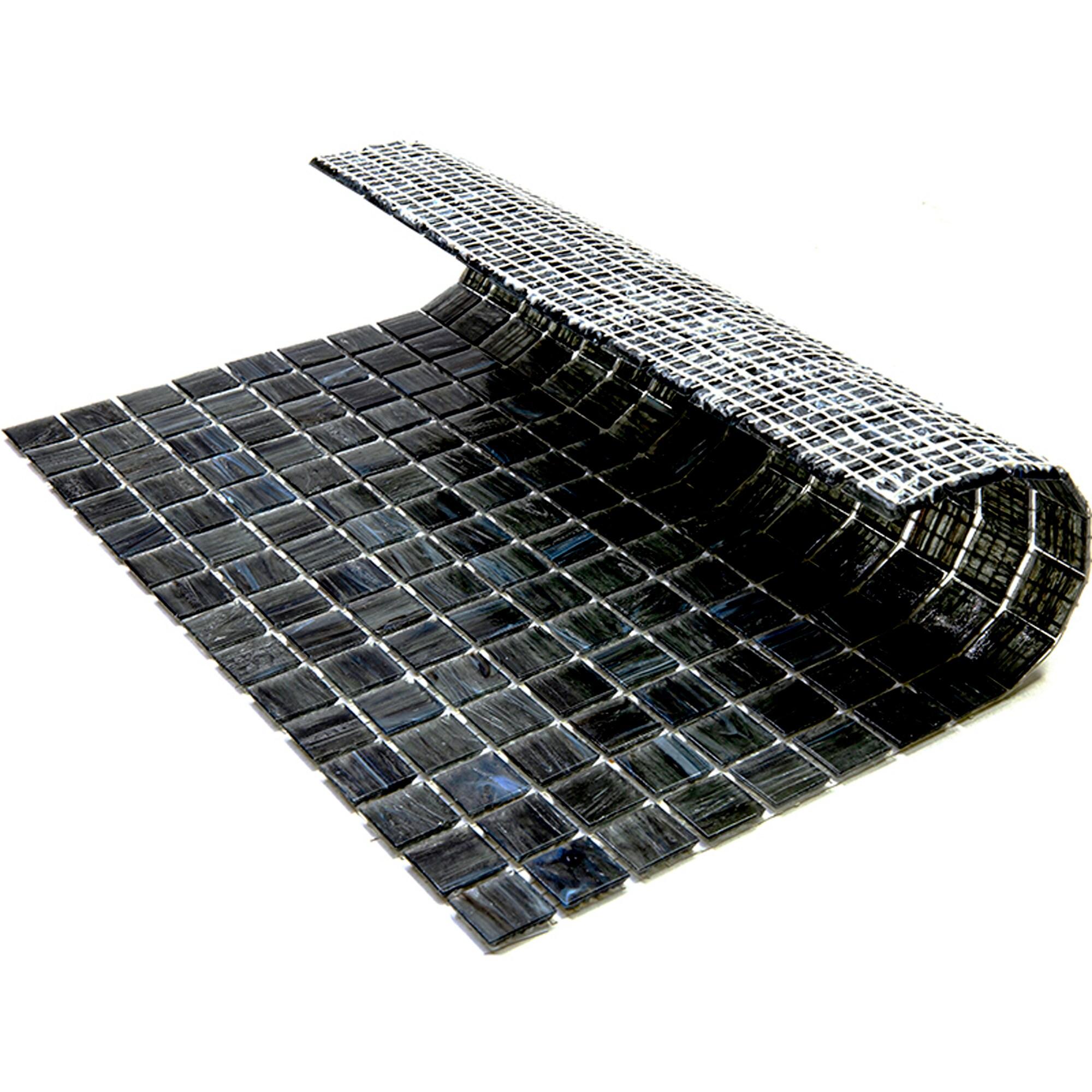 Celestial 0.8" x 0.8" Glass Grid Mosaic Wall & Floor Tile