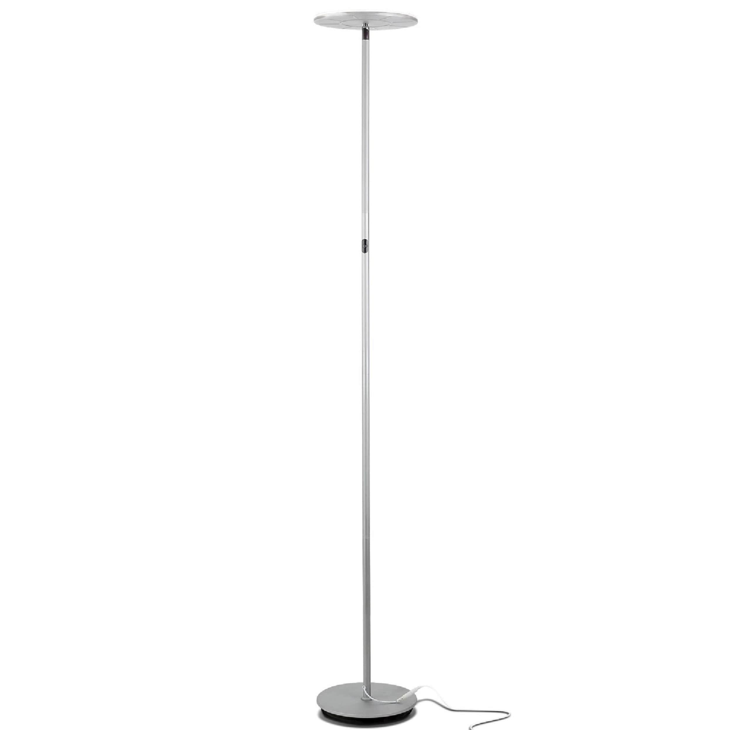 Industrial Dimmable LED Floor Lamp with Adjustable Head