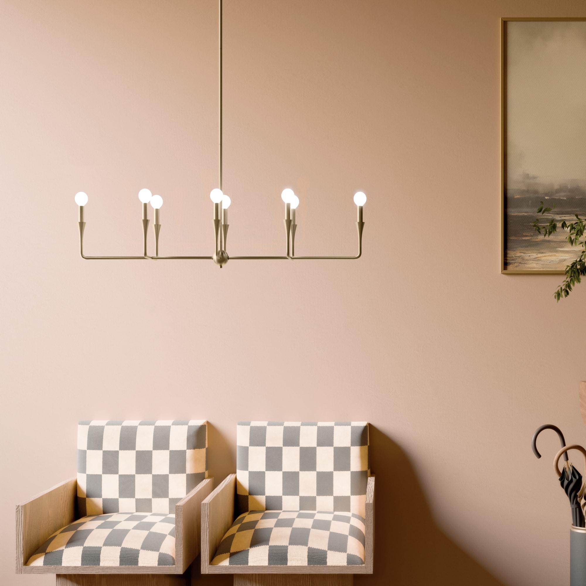 52693CPZ-Kichler Lighting-Alvaro - 8 Light Chandelier-24.25 Inches Tall and 11.5 Inches Wide-Champagne Bronze Finish