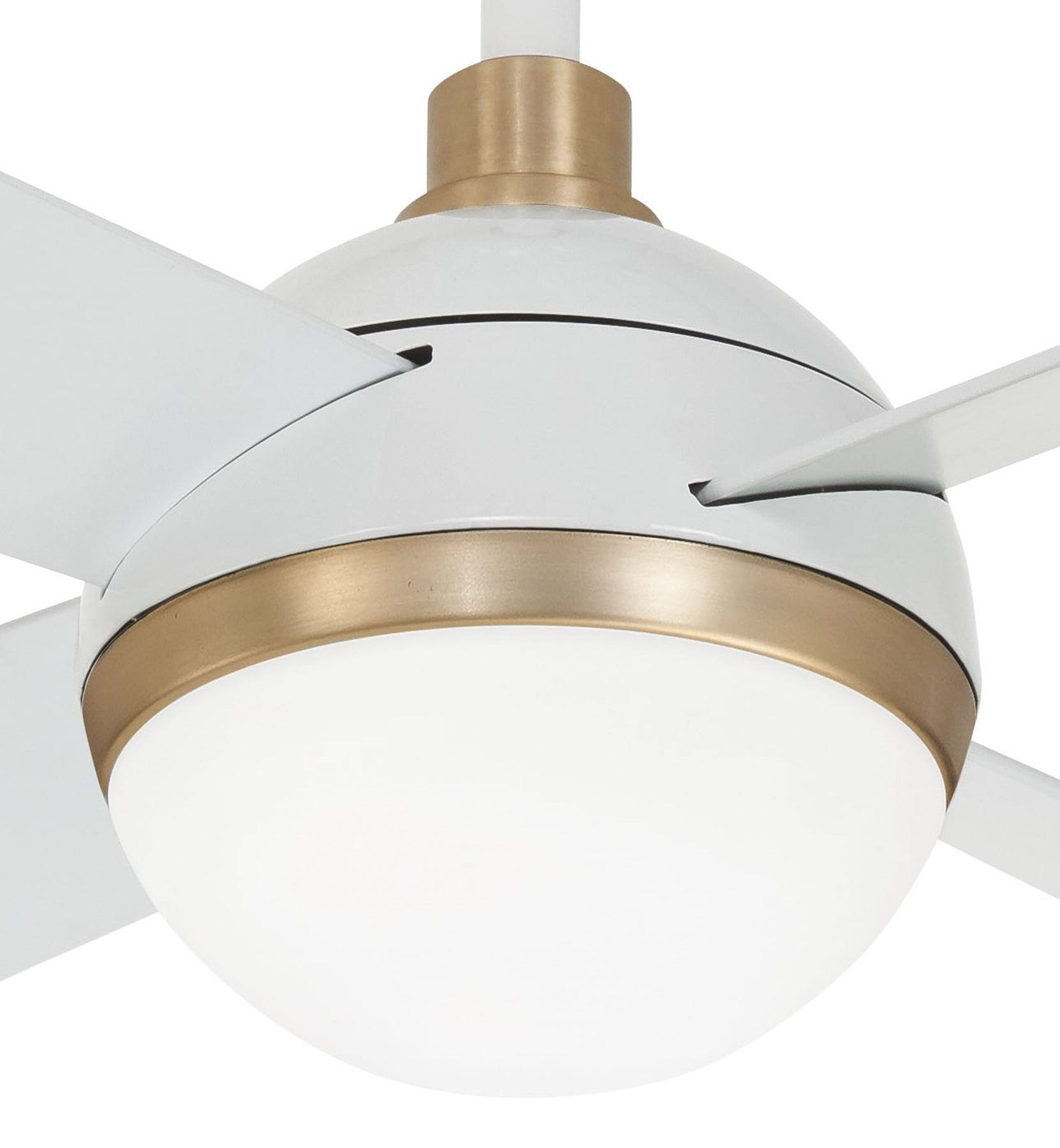 Minka Aire 54" 4 - Blade LED Standard Ceiling Fan with Remote Control and Light Kit Included