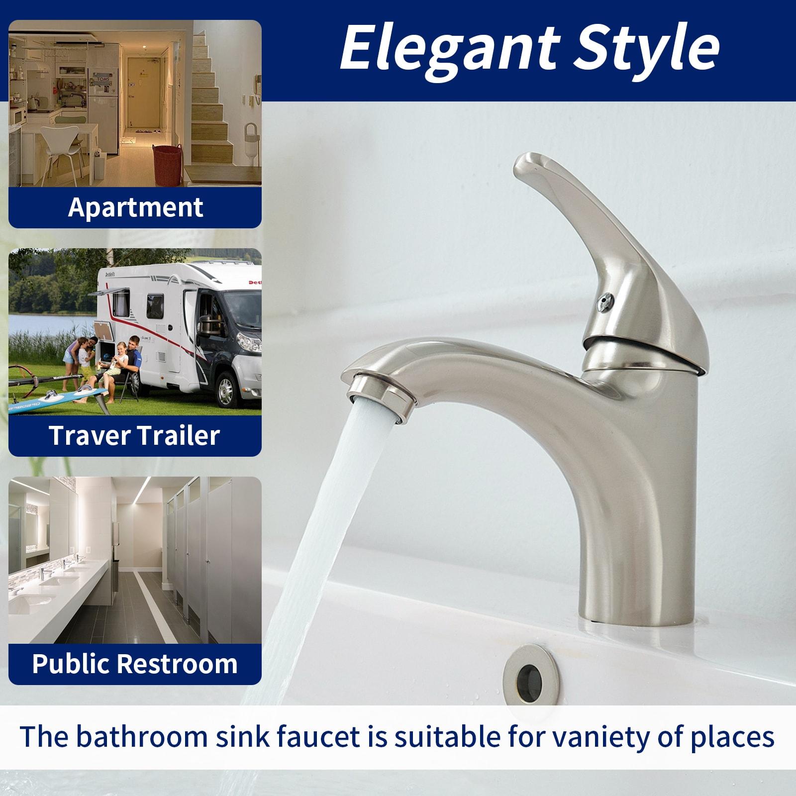 Single-Hole Single-handle Bathroom Faucet
