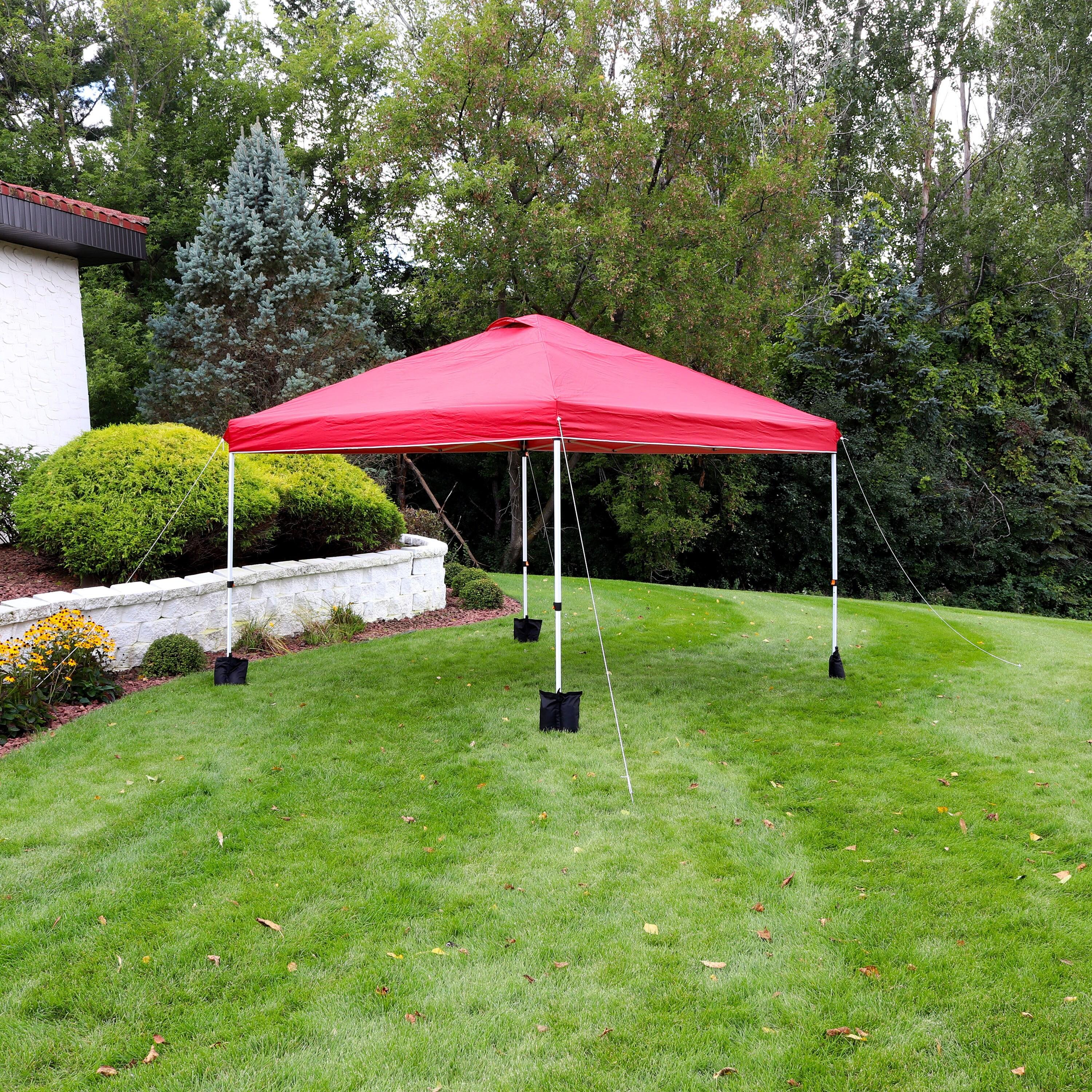 12 Ft. W x 12 Ft. D Metal Pop-Up Canopy