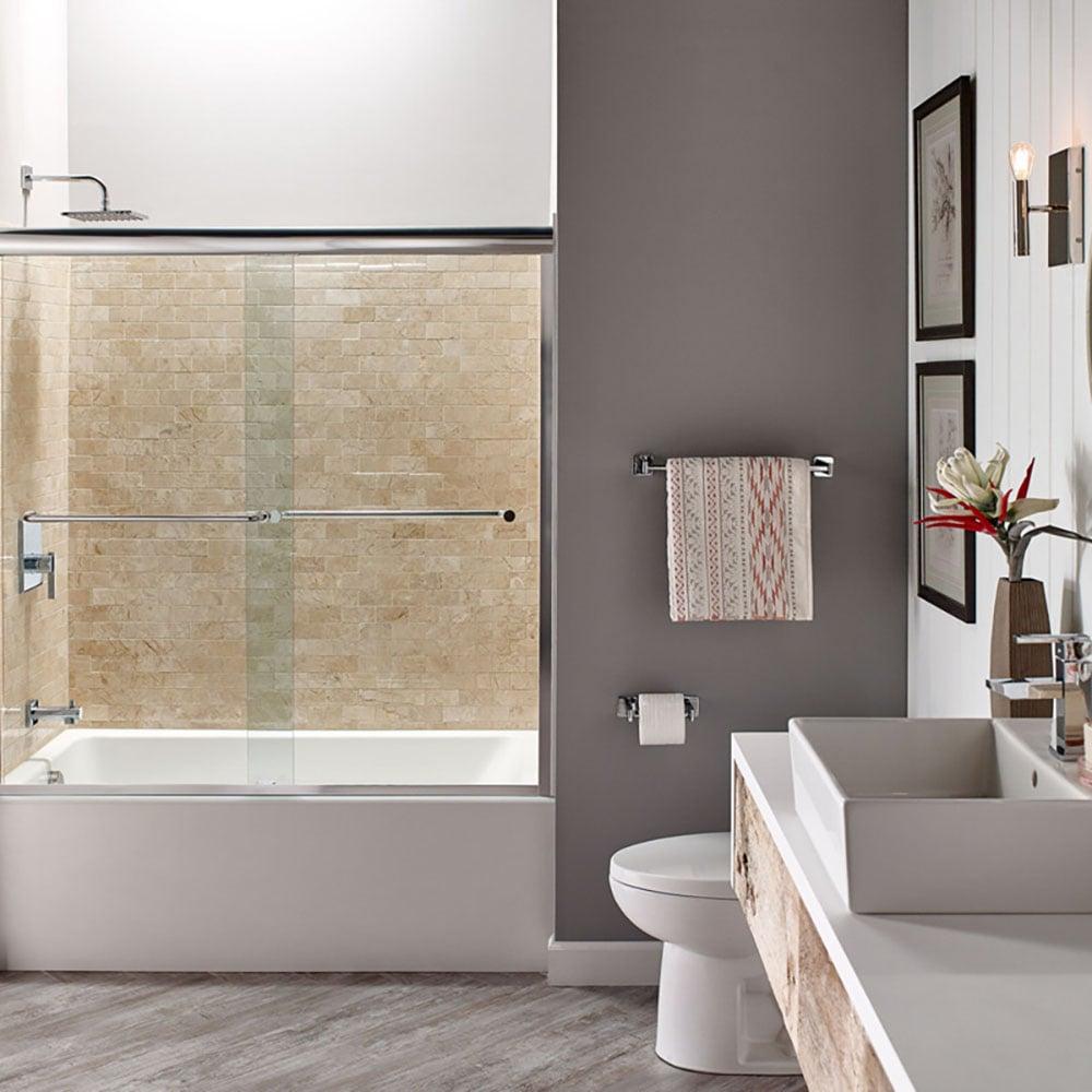 Studio 60'' x 32'' Alcove / Tile In Soaking Acrylic Bathtub