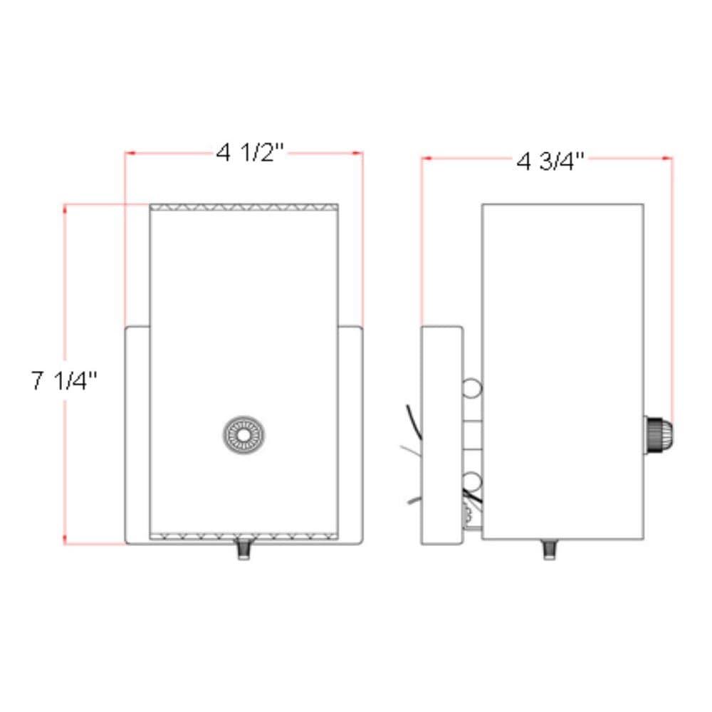 1 - Light Dimmable White Flush Mount