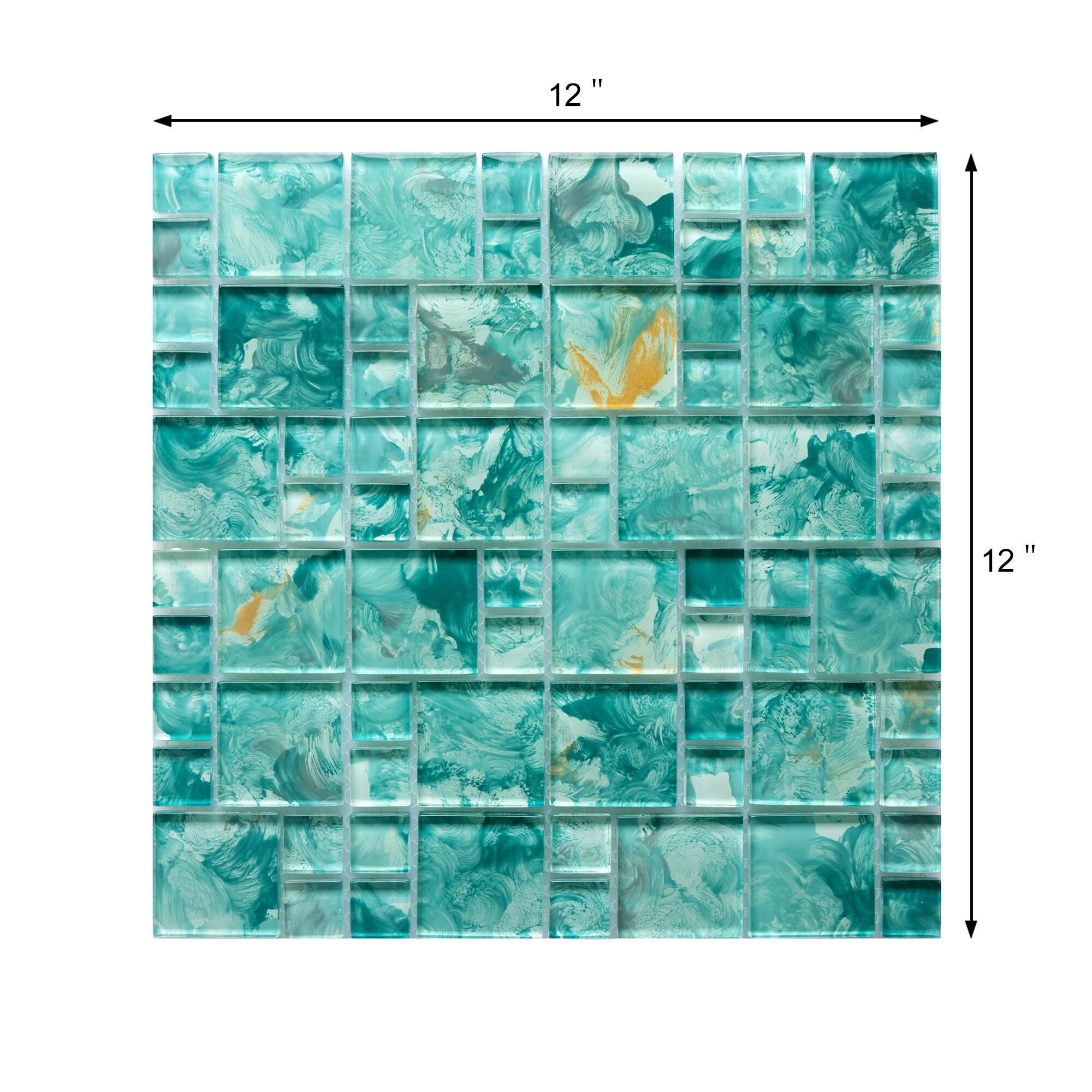 Swimming Pool Series Glass Mosaic Tile