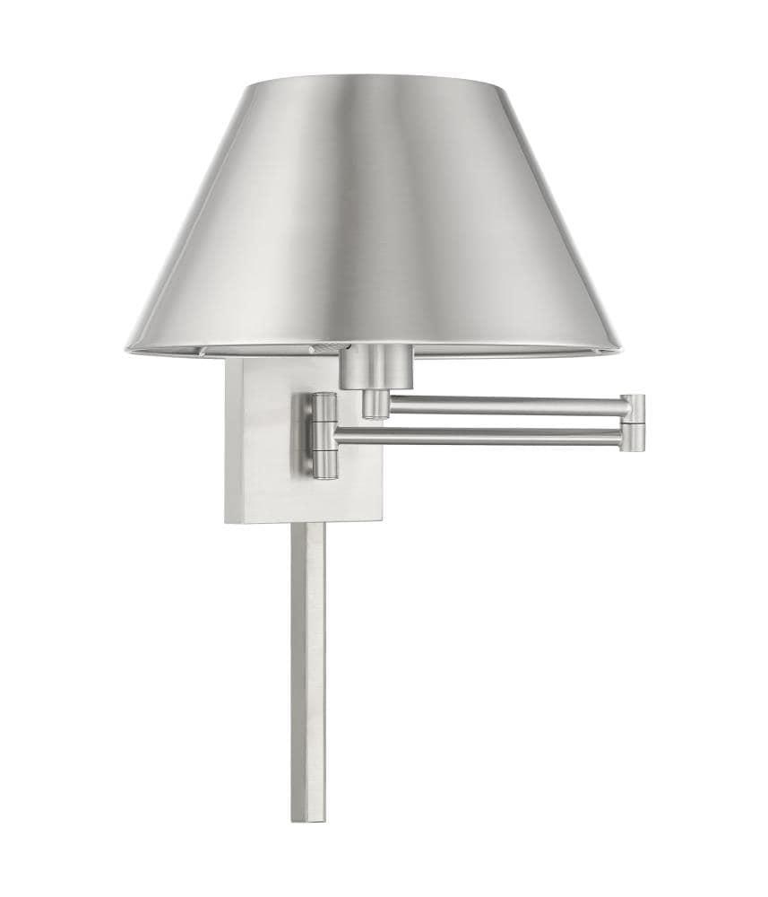 Livex Lighting 1 - Light Wall Light in  Brushed Nickel
