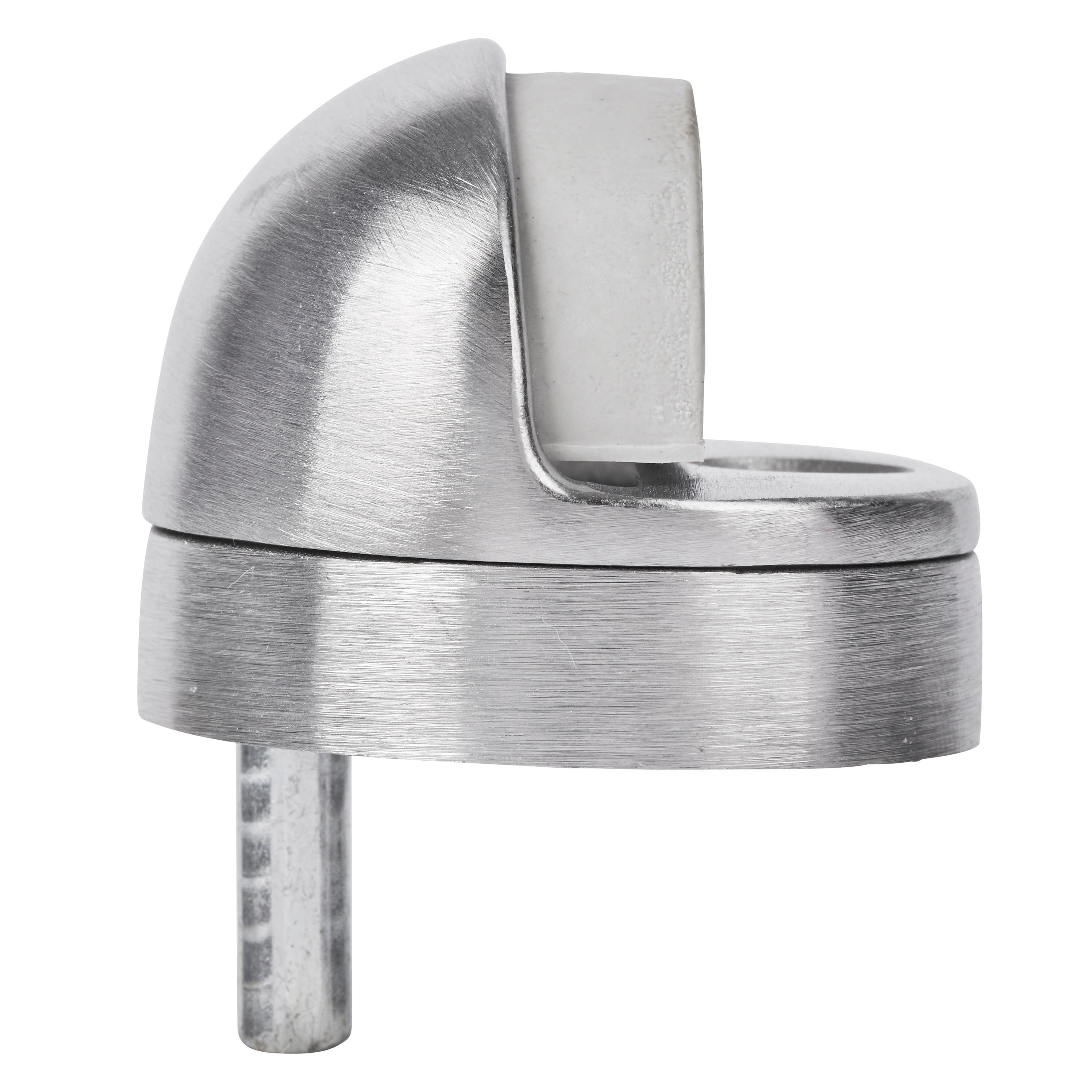 BRINKS Commercial - Dome Floor Door Stop, Satin Chrome Finish - Non-Obtrusive Option to Protect Doors and Walls