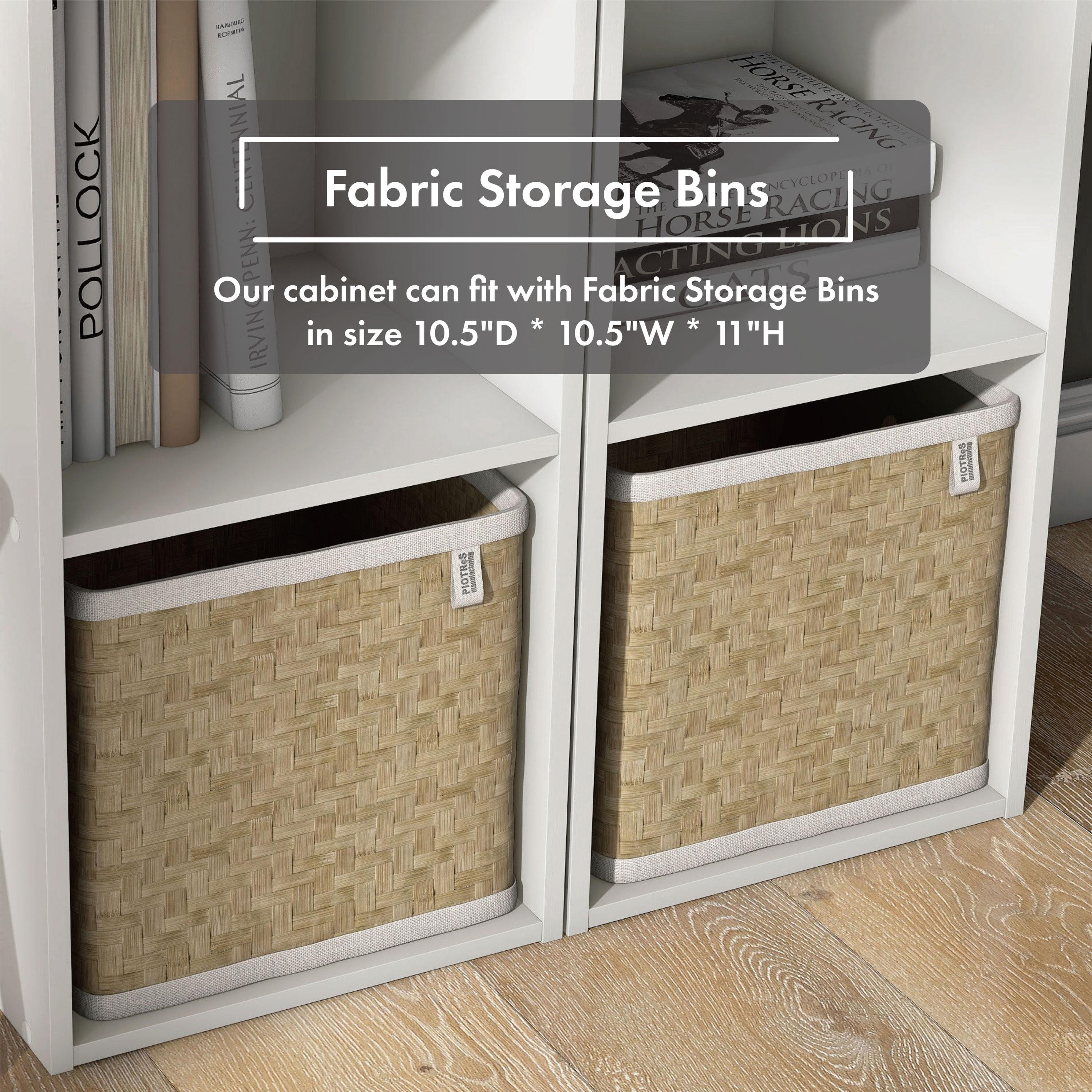 24/7 Shop At Home 46.9" Silkpath Modern 4 Tier Stackable and Modular Bookcase White: Modular Organizer, Open Shelving