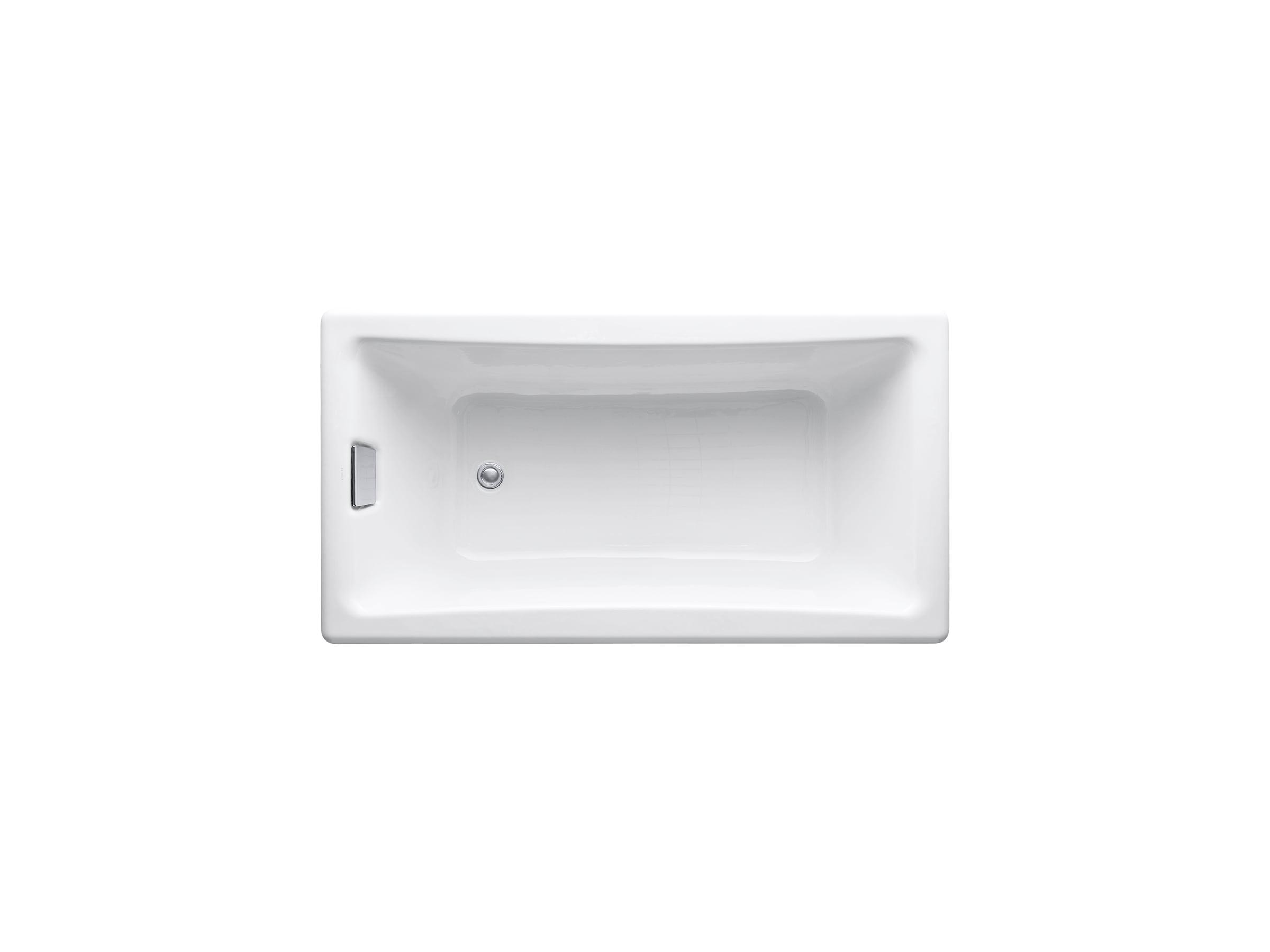 Tea-for-Two for Two 60" x 32" Drop-In Soaking Bathtub